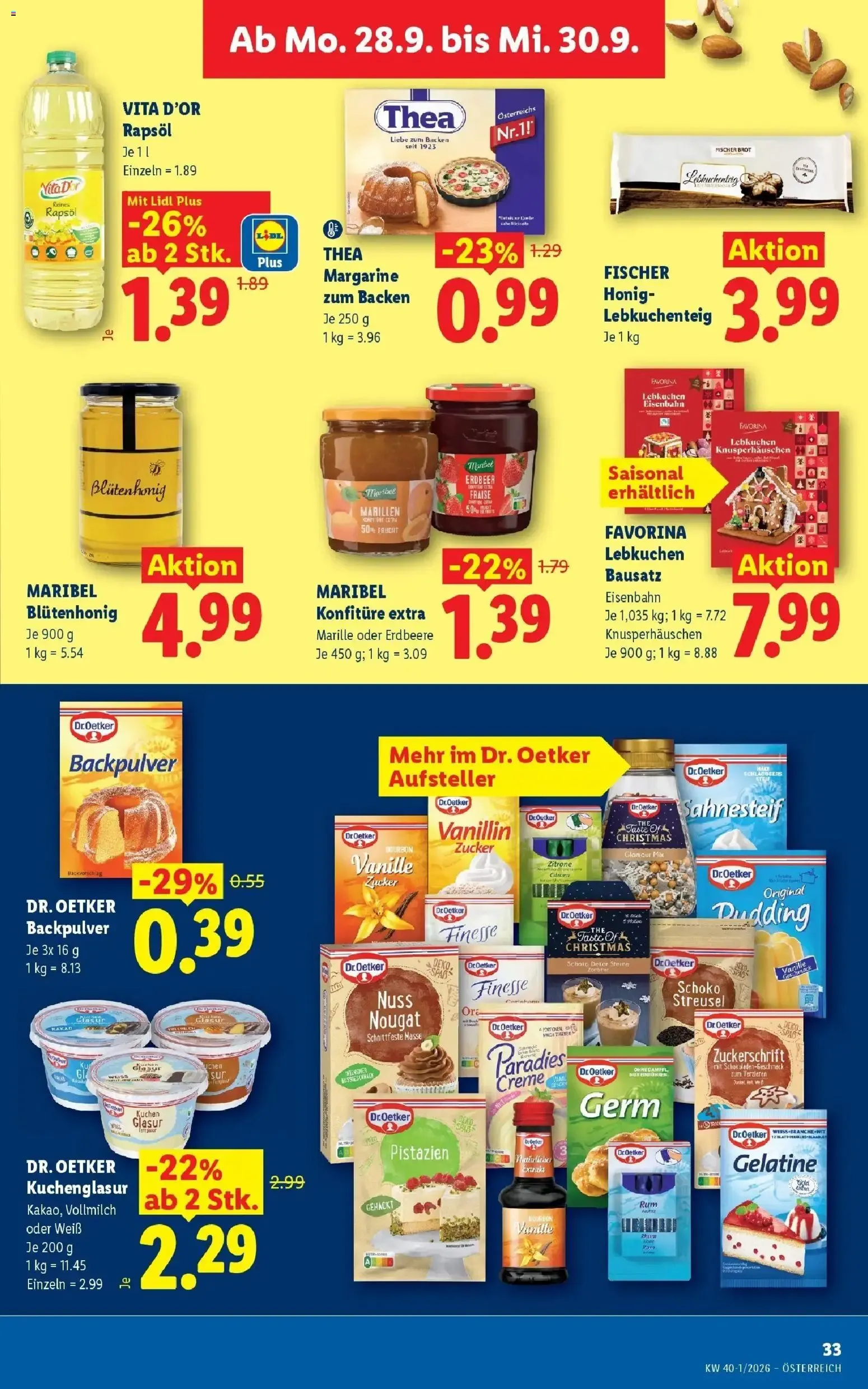 Lidl Flugblatt - Wien ab 24.09.2026 - Angebote ab donnerstag von 24. September bis 26. September 2026 - Flugblätt seite  40