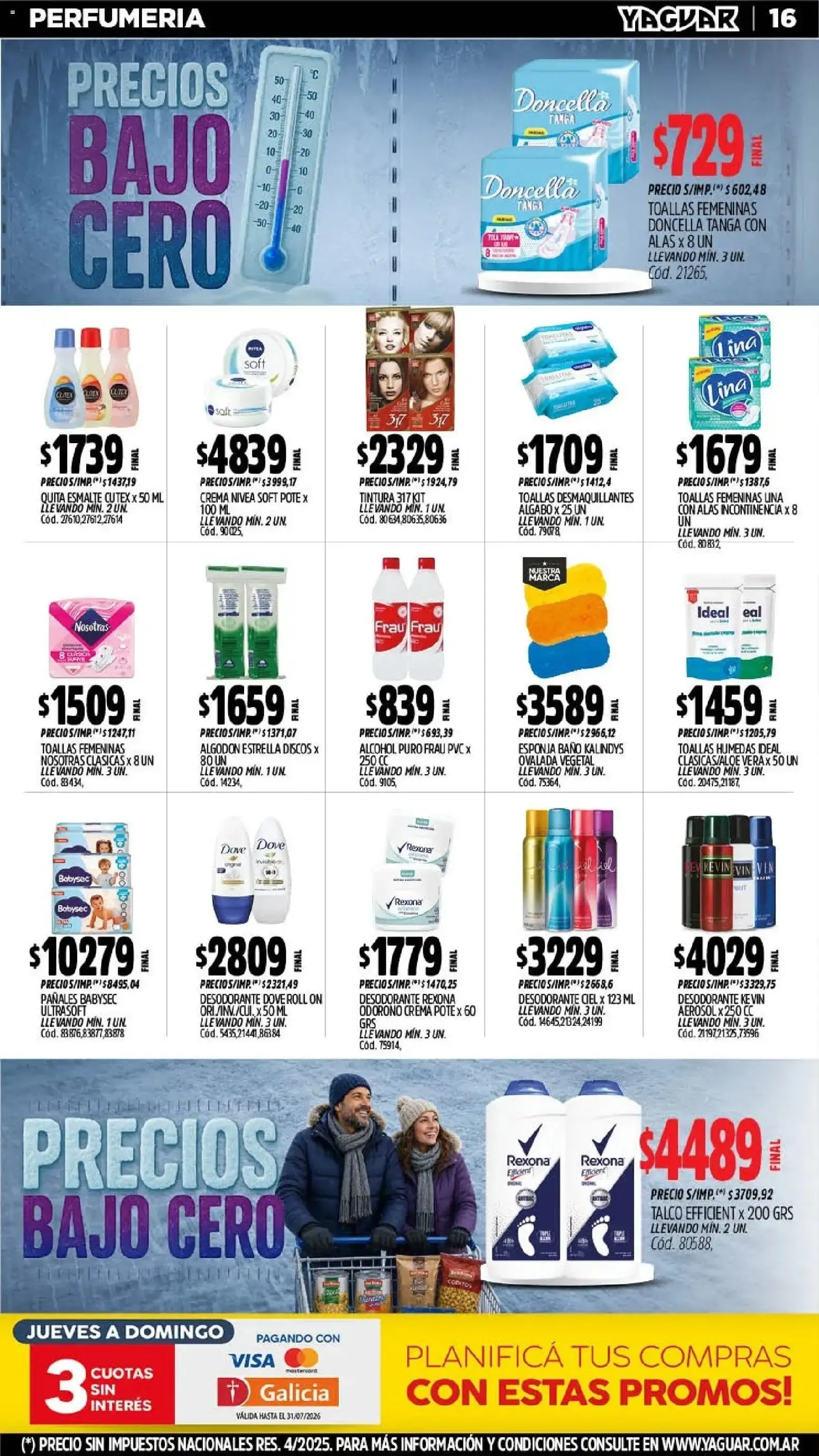 Ofertas de Mayorista Yaguar: Precios Bajo Cero - Oferta Semanal San Juan 20 de julio al 25 de julio 2026 - Página 16 del catálogo