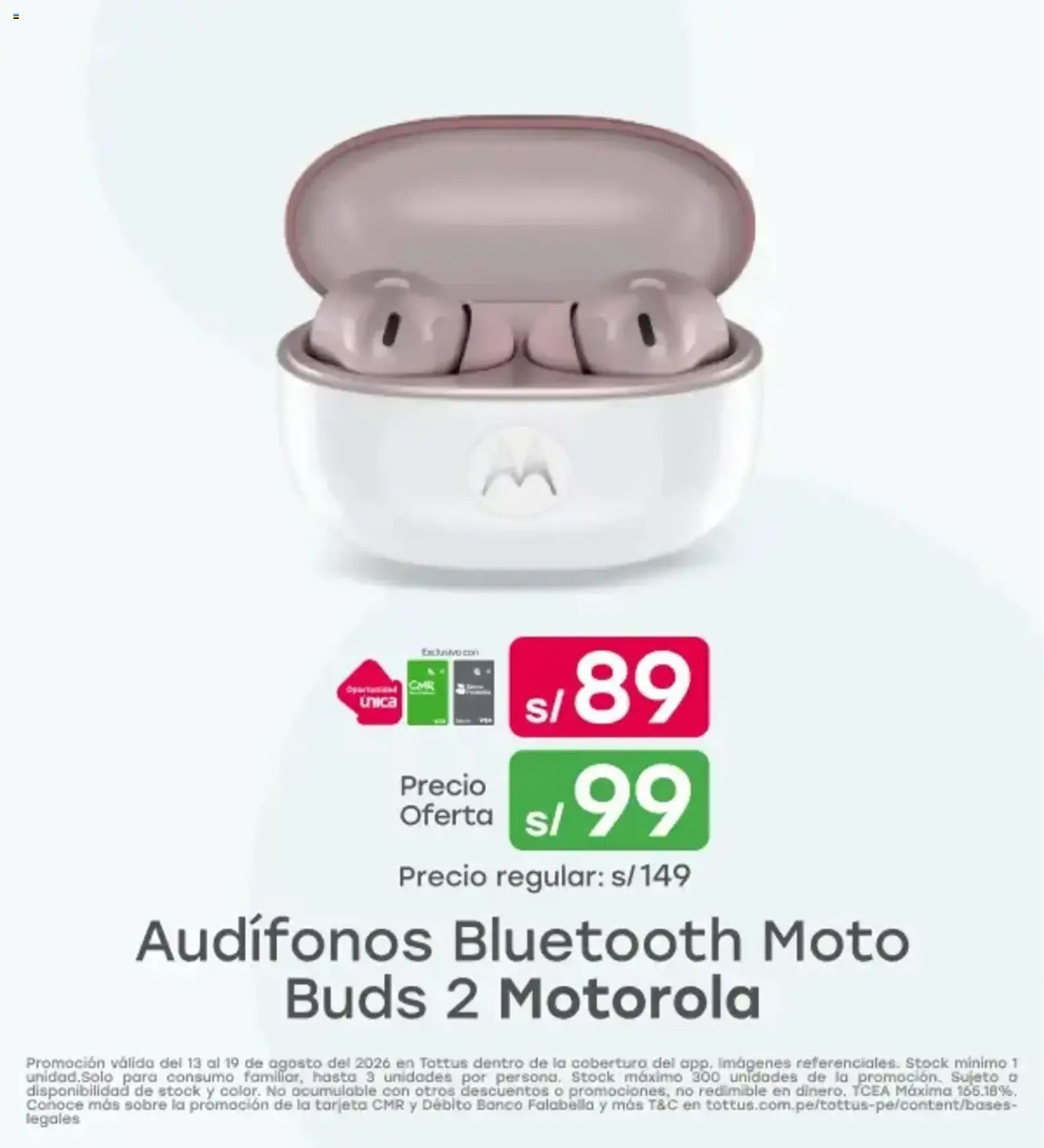 Catalogo de Oferta en pañales Huggies Natural Care en Tottus 13 de agosto al 19 de agosto 2026 - Pag 9