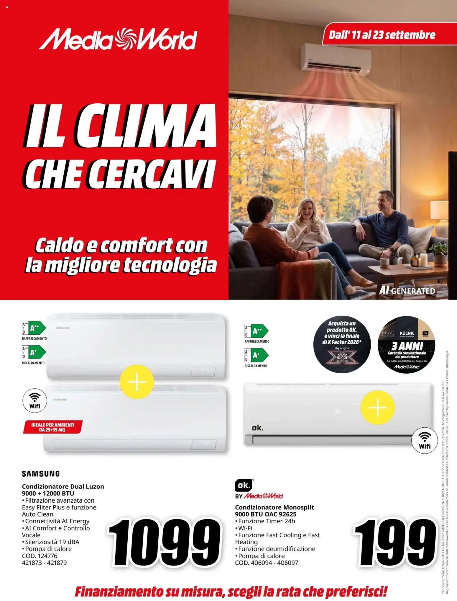 IL CLIMA CHE CERCAVI da 11 settembre a 23 settembre di 2026 - Pagina del volantino 1