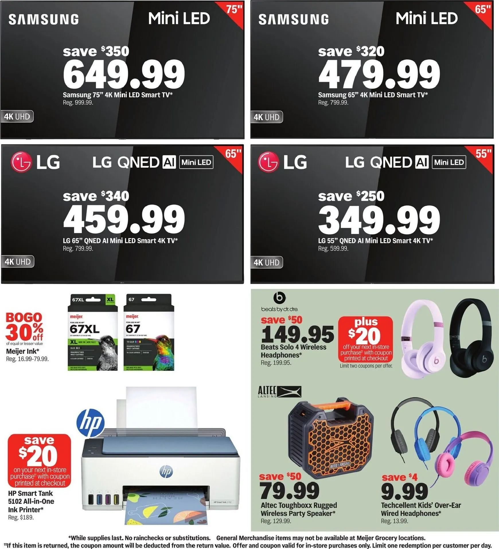 Weekly ad Future Meijer - College vibes flyer valid from Wednesday 08/12/2026 to Tuesday 08/18/2026 from August 12 to August 18 2026 - Page 4