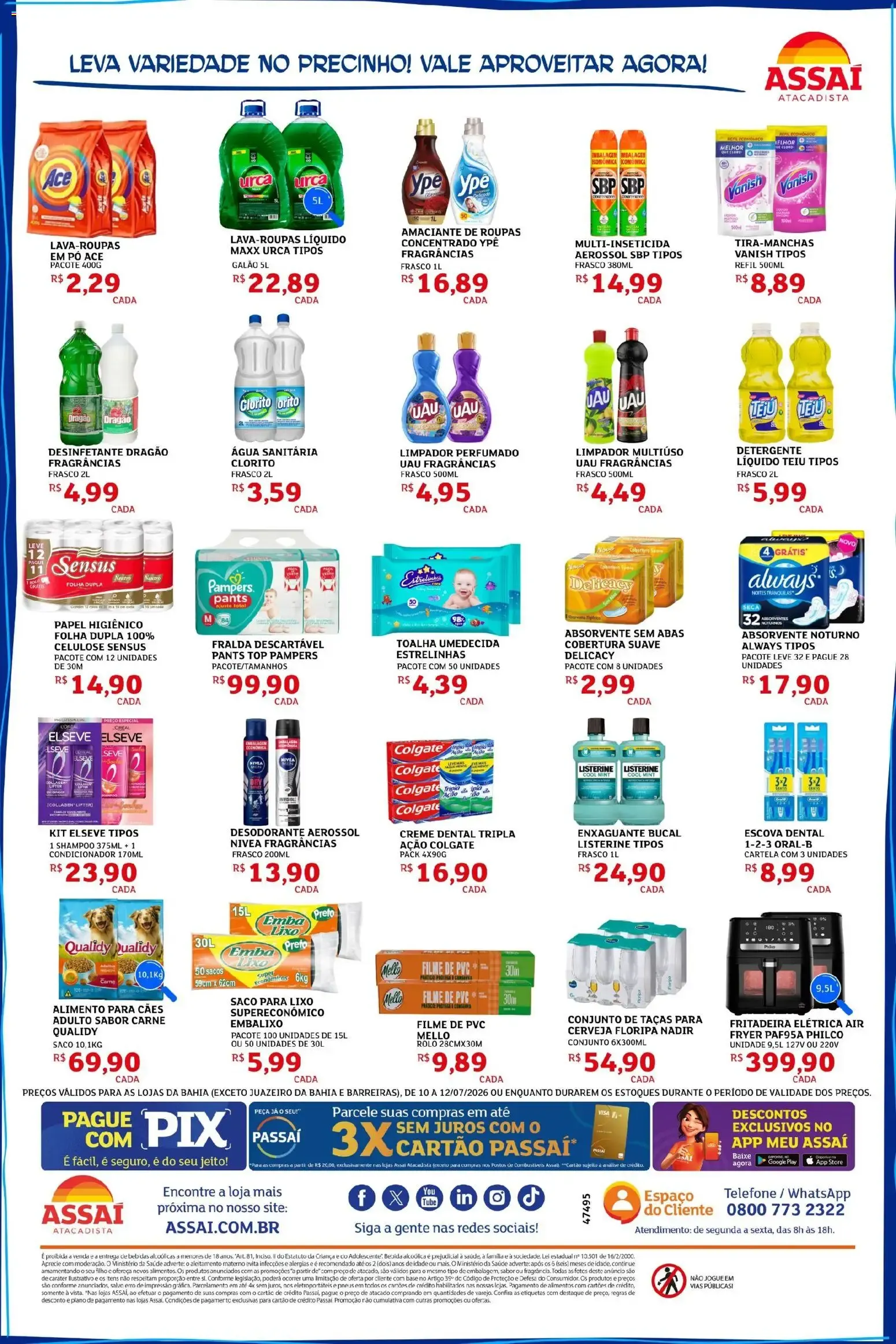 Encarte de Assaí Atacadista ofertas - BA de 10/07/2026 | Promoções Online 10 de julho até 12 de julho 2026 - Pagina 4