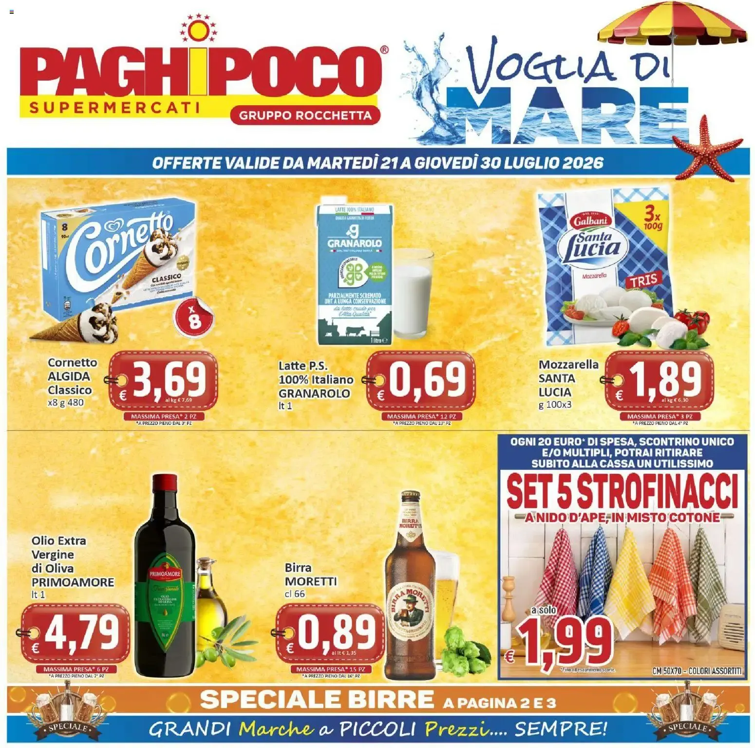Nuovo Paghi Poco volantino dal 21/07/2026 > offerte anteprima 🛍️