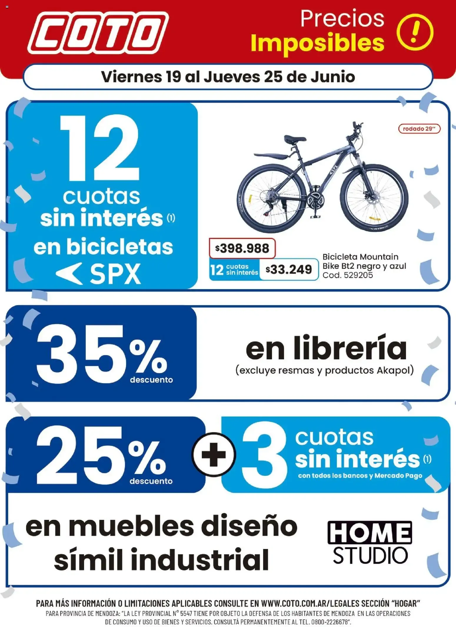 Ofertas de Coto - Precios Imposibles 19 de junio al 25 de junio 2026 - Página 1 del catálogo