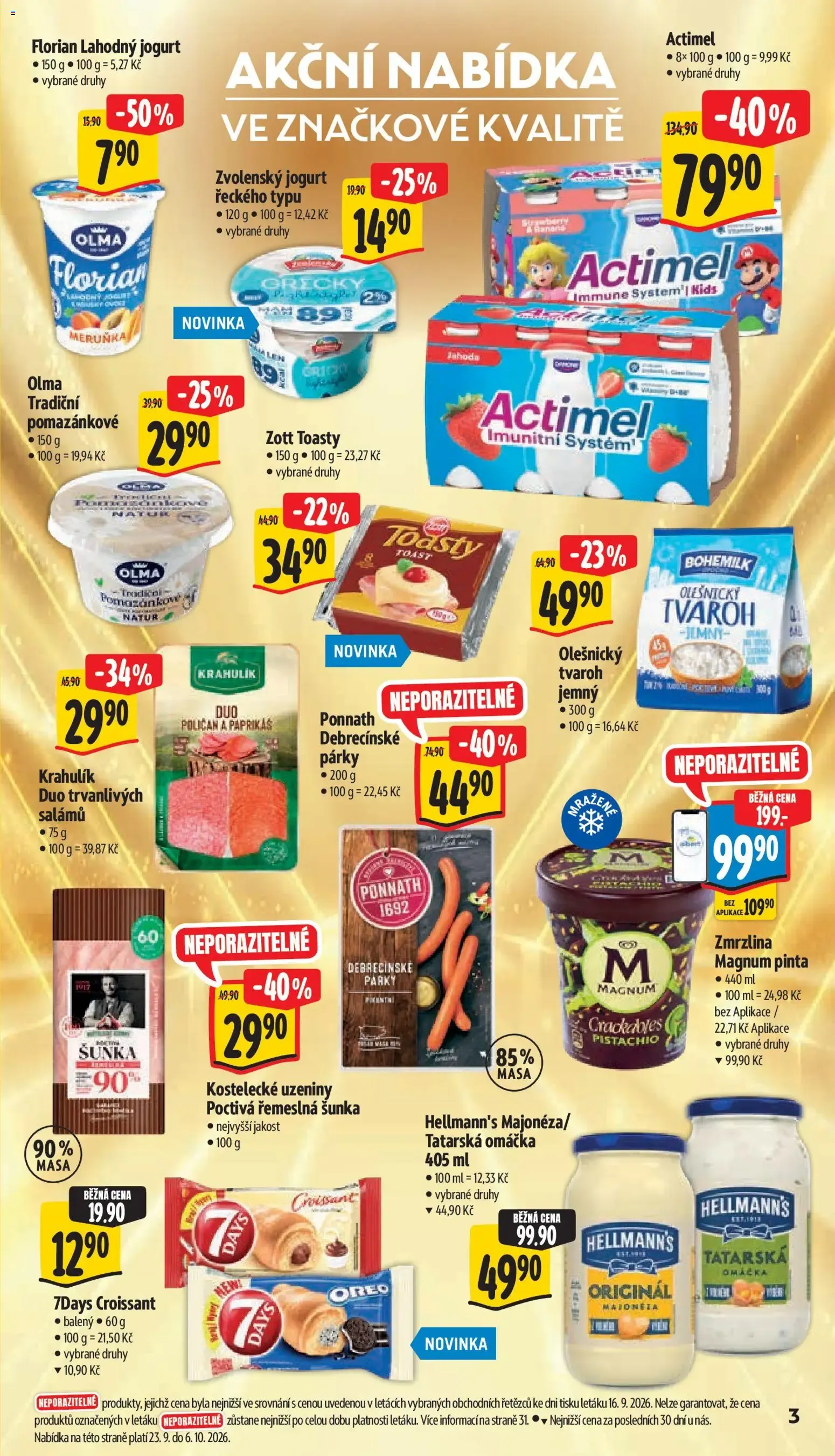 Albert leták - Hypermarket od 23.09.2026 - Akční leták - 23. září 6. října 2026 - Page 9