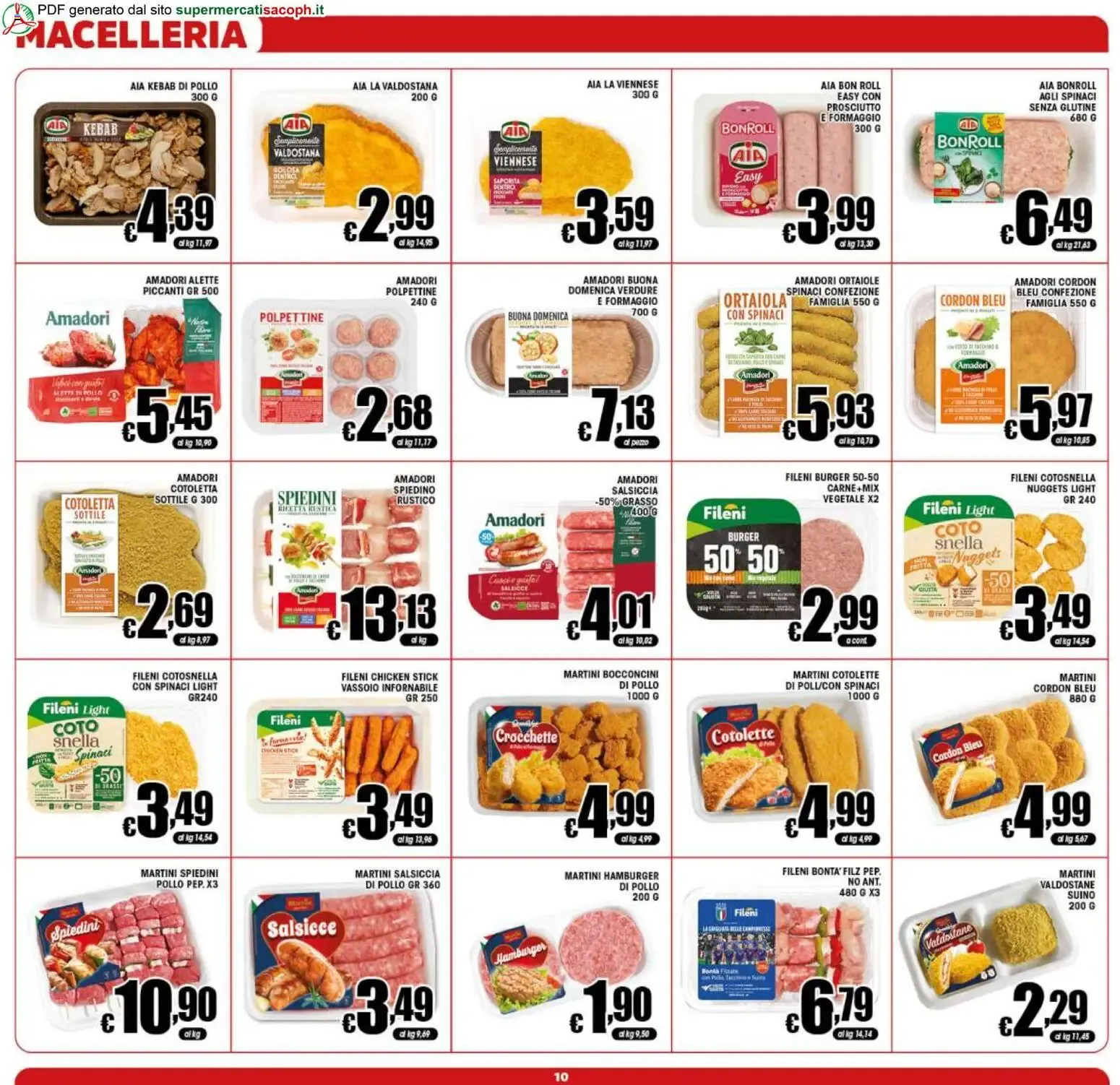 Sacoph volantino dal 19/06/2026 - online Offerte da 19 giugno a 30 giugno di 2026 - Pagina del volantino 10