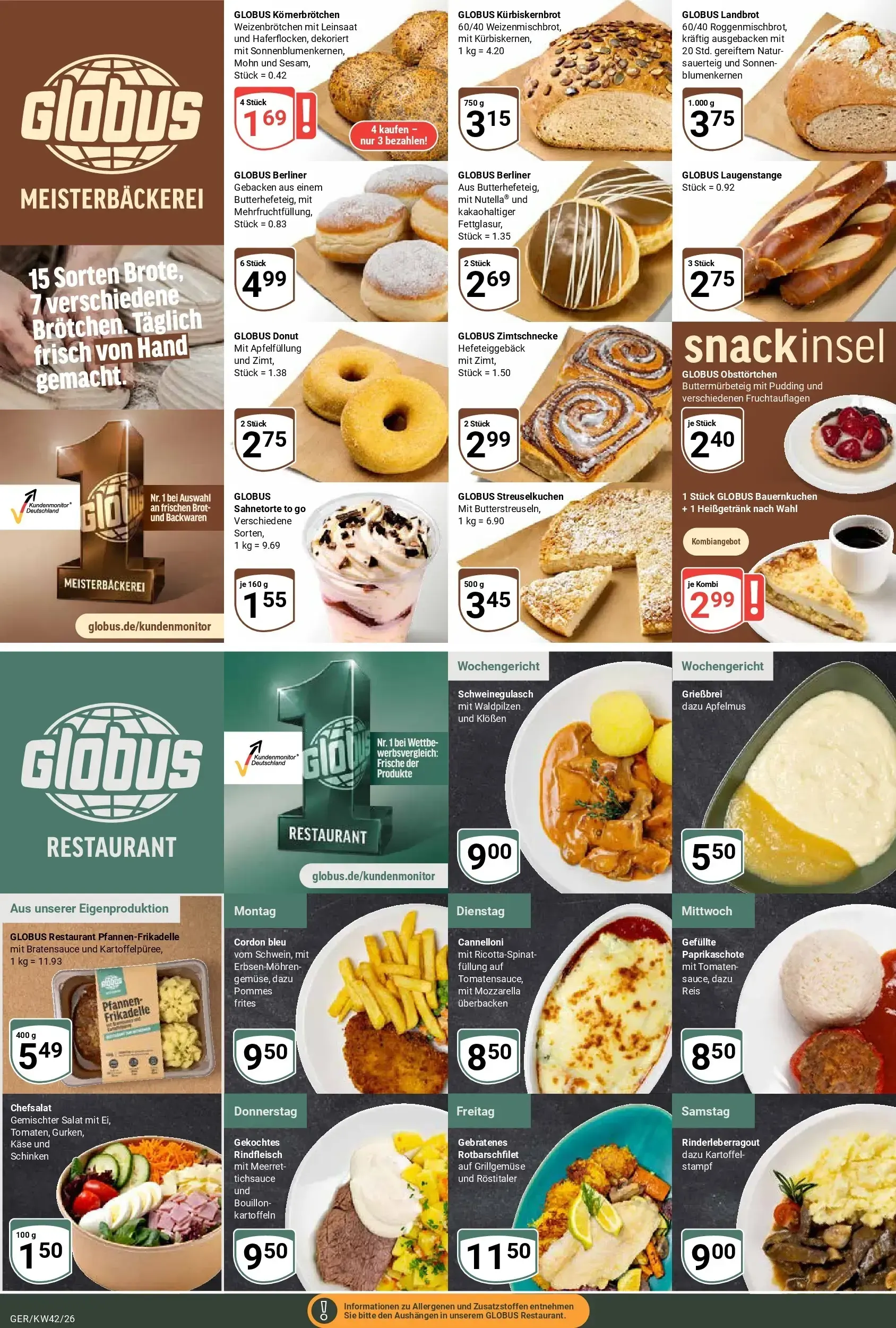 Globus - Gera-Trebnitz Prospekt – von Montag 12.10.2026 bis Samstag 17.10.2026 von 12. Oktober bis 17. Oktober 2026 - Prospekt seite 7