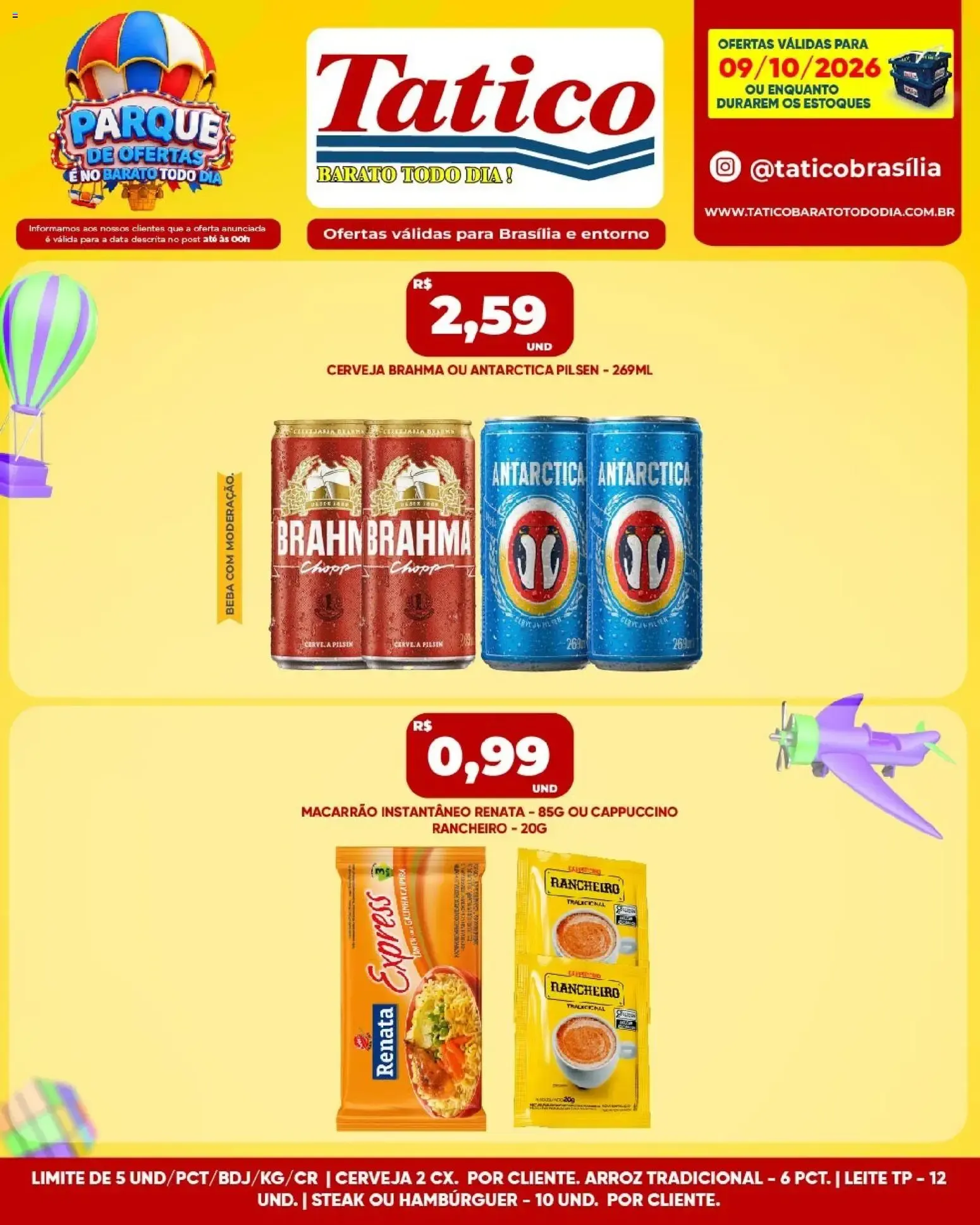 Encarte de Tatico ofertas do Dia de 09/10/2026 | Promoções Online 9 de outubro até 9 de outubro 2026 - Pagina 1