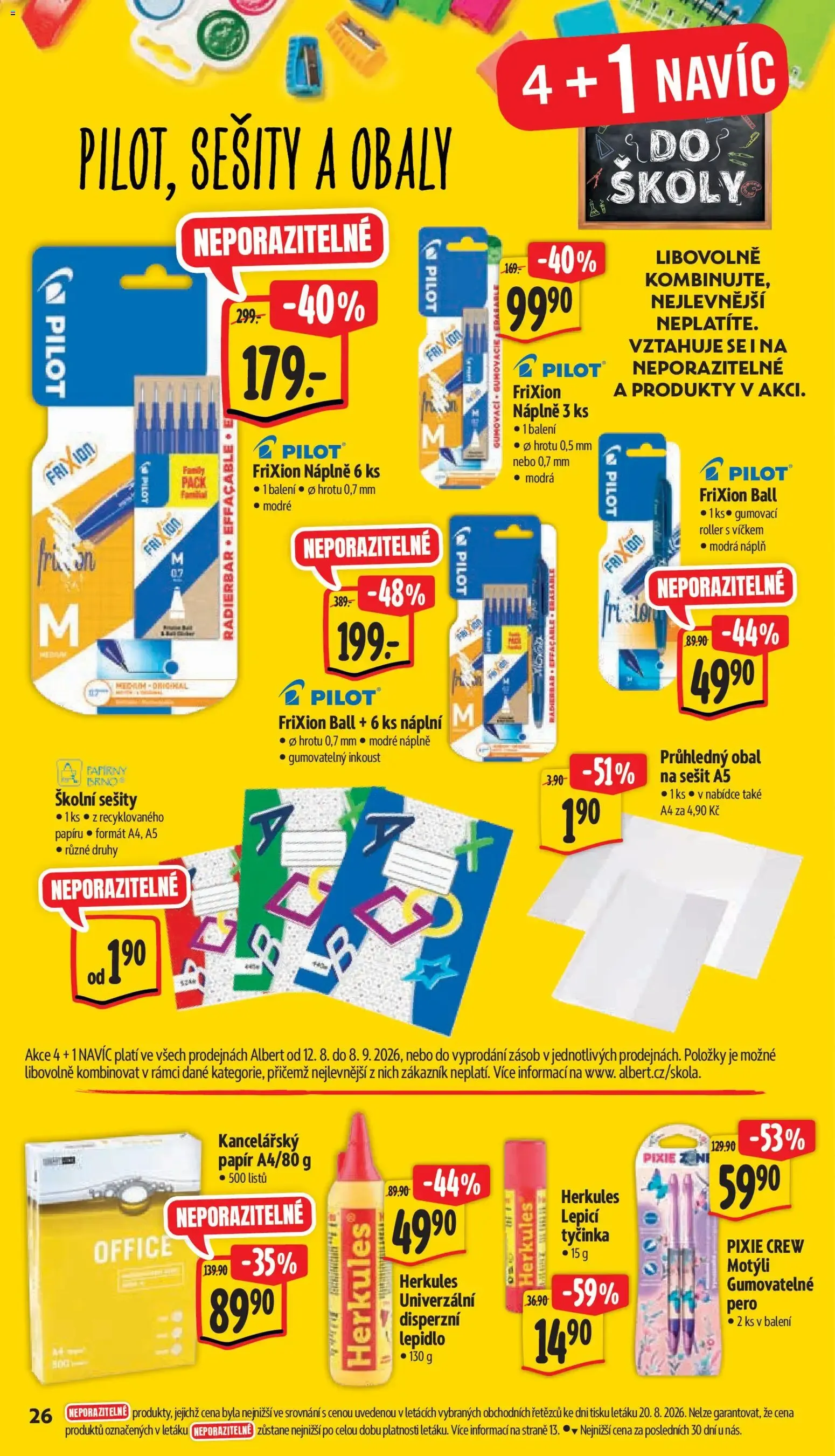 Albert leták - Supermarket od 26.08.2026 - Akční leták - 26. srpna 1. září 2026 - Page 36