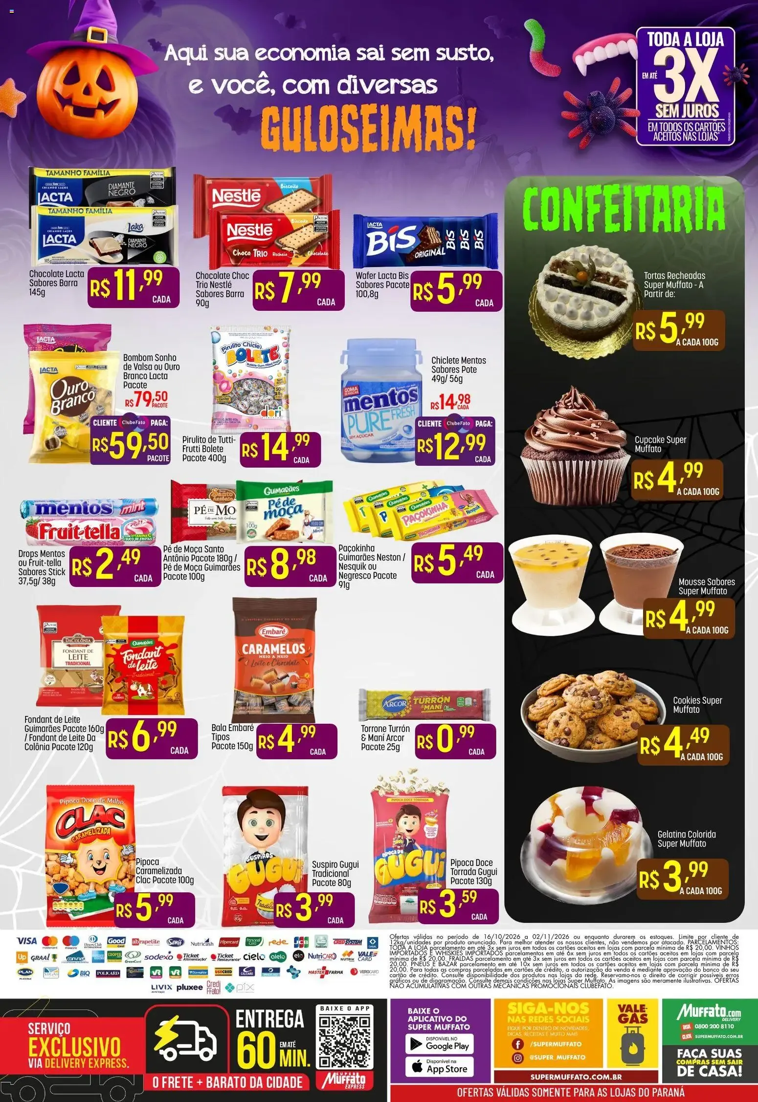Encarte de Super Muffato ofertas Halloween de 16/10/2026 | Promoções Online 16 de outubro até 2 de novembro 2026 - Pagina 2
