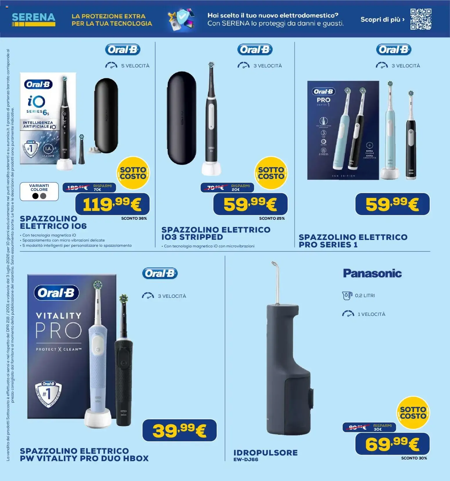 Euronics SOTTO COSTO - Dal 3 al 12 Luglio da 3 luglio a 12 luglio di 2026 - Pagina del volantino 39