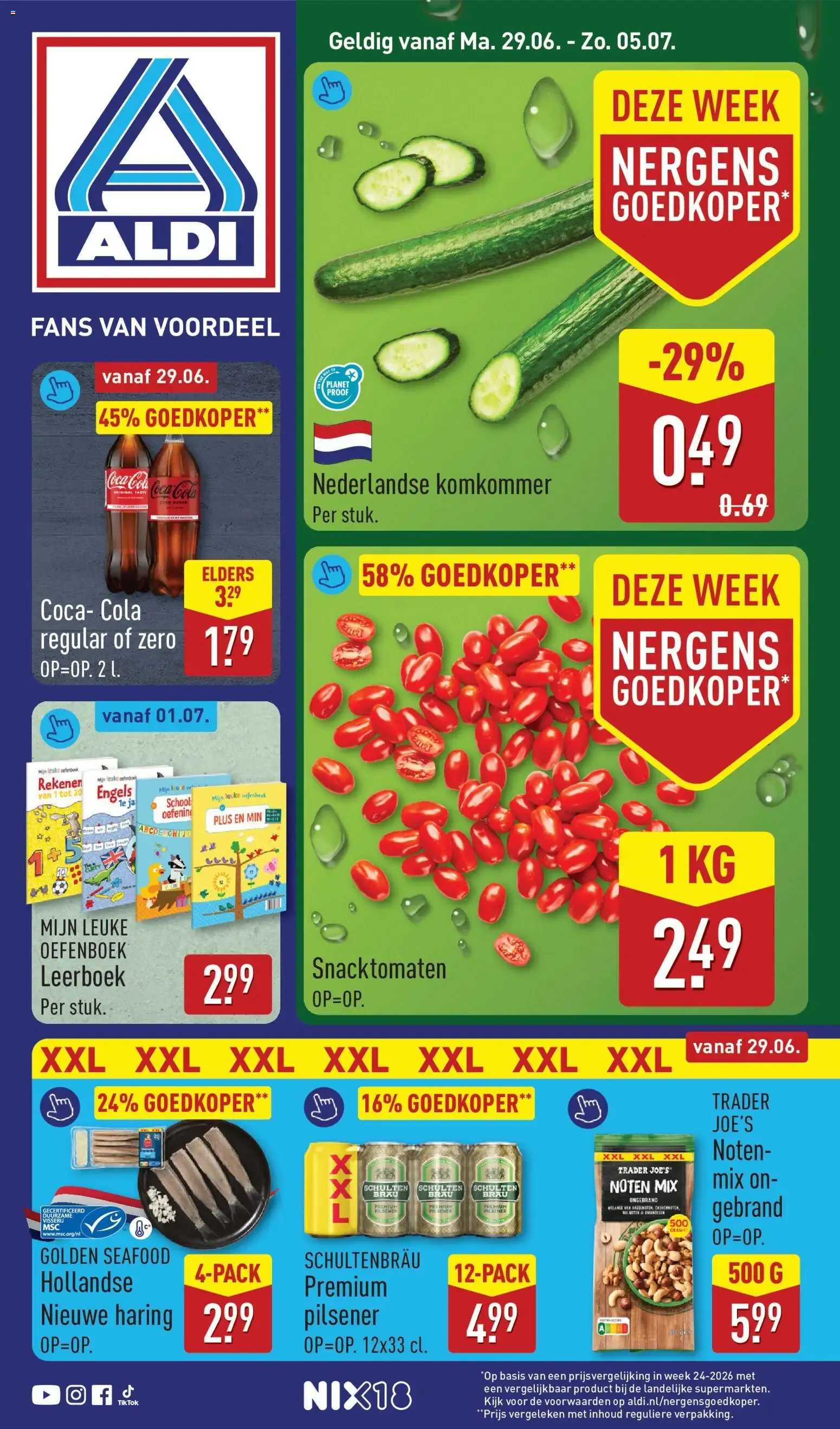 Aldi folder vanaf 29-06-2026 (volgende, deze week) van 29 juni tot 5 juli 2026 - Folder pagina 1