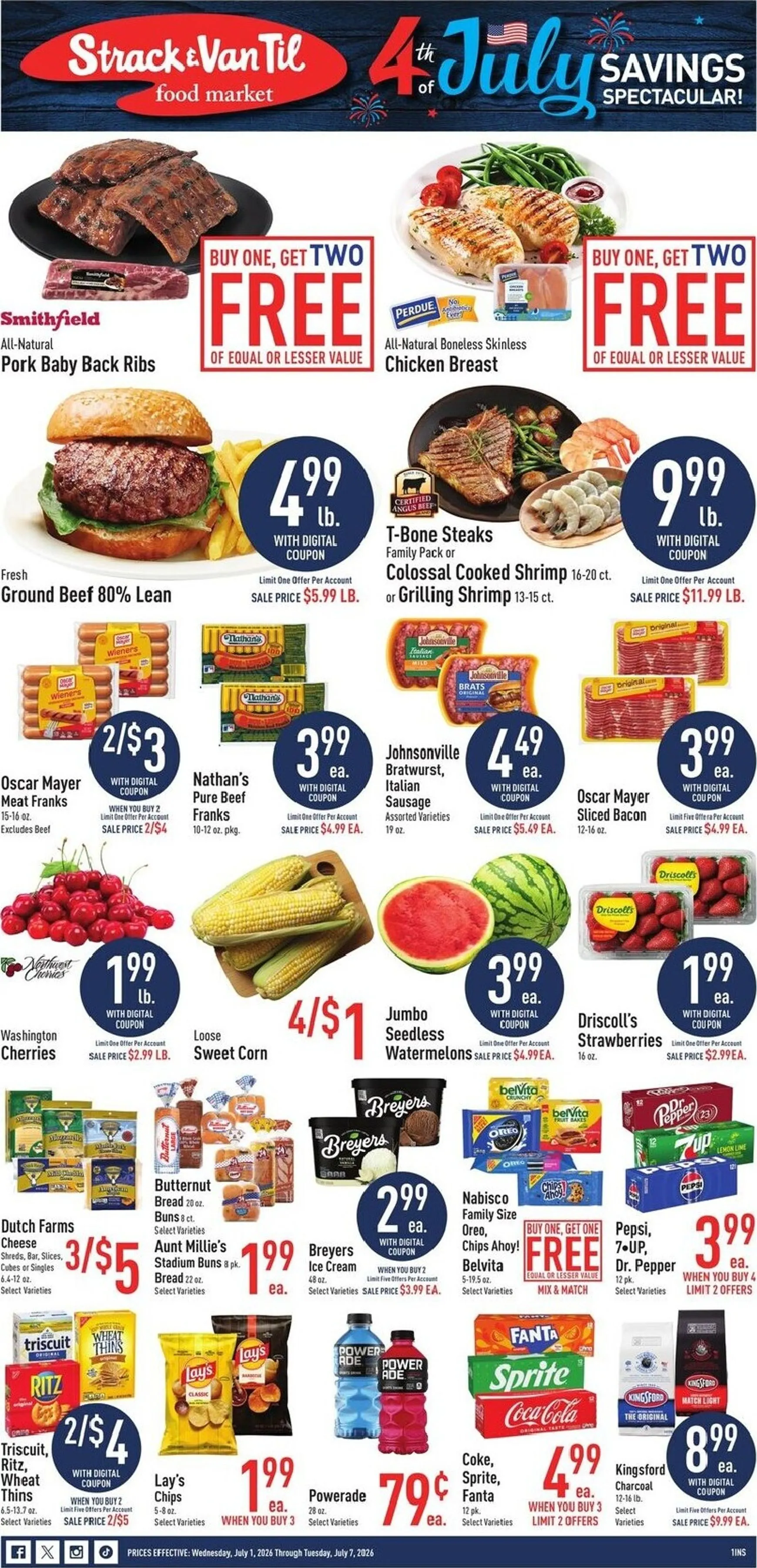 Strack & Van Til 4th of July Savings Spectacular!