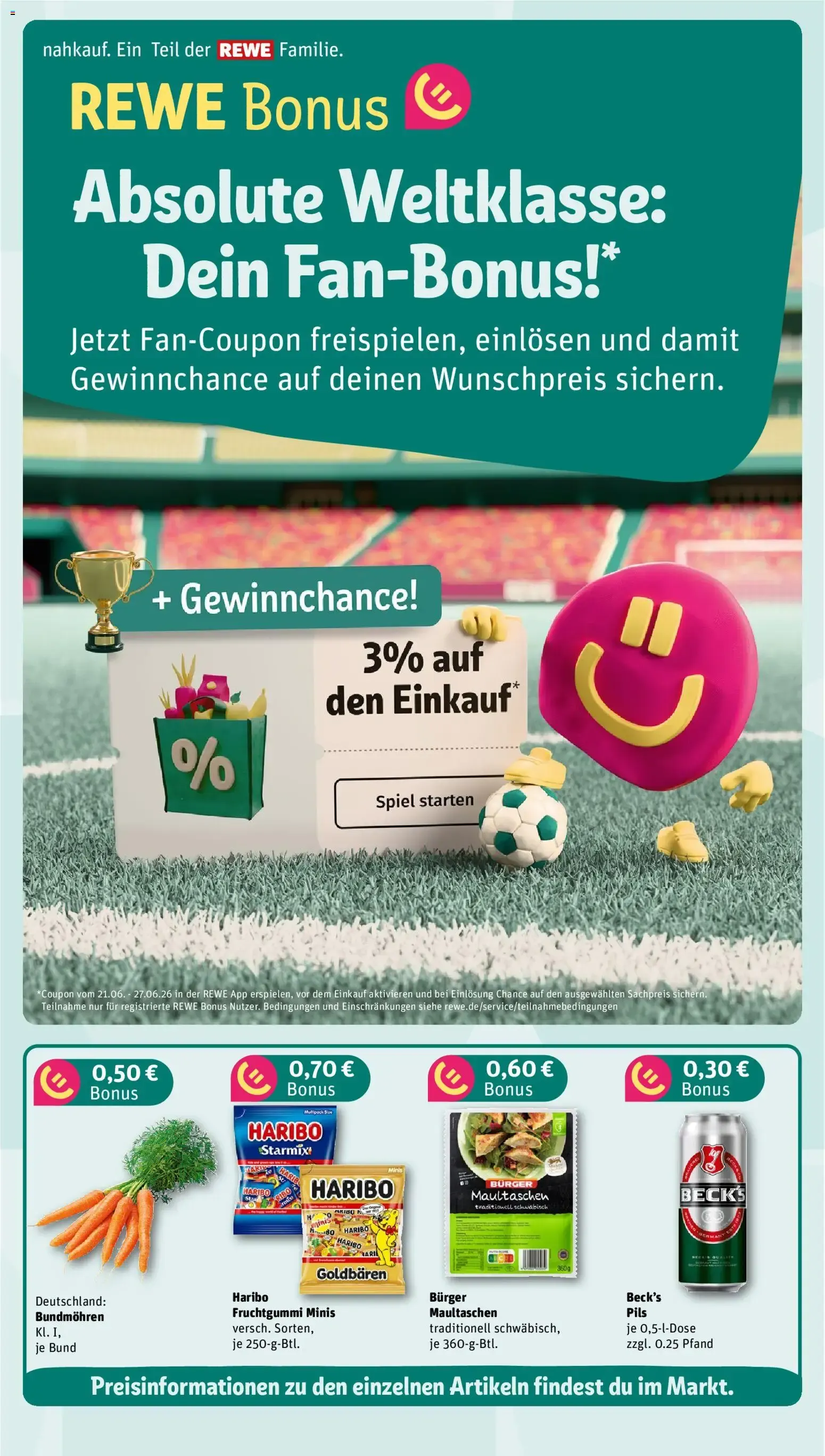 Nahkauf Prospekt (ab 22.06.2026) zum Blättern von 22. Juni bis 27. Juni 2026 - Prospekt seite 4