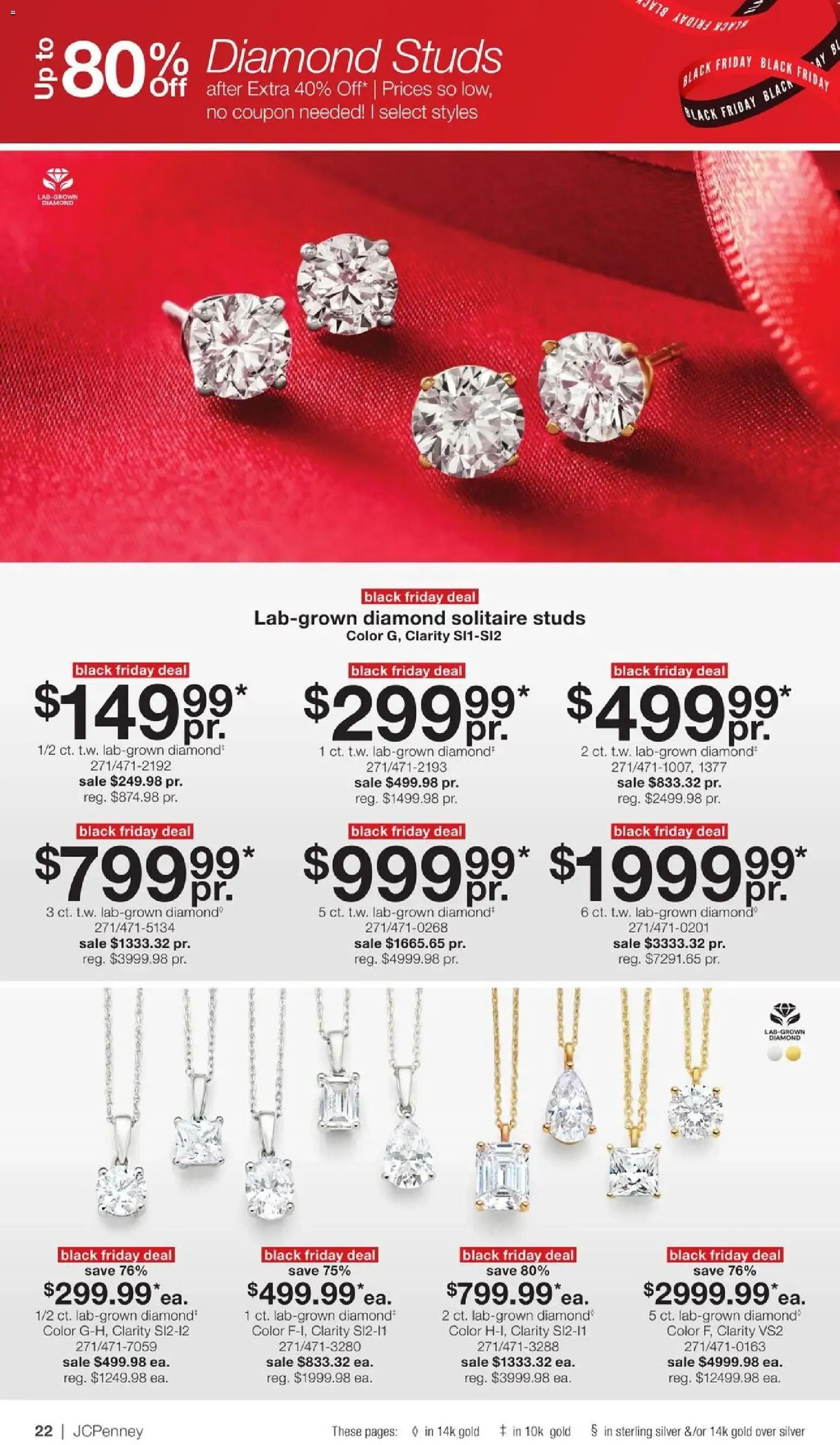 Weekly ad JCPenney Black Friday Early Access Jewelry Deals from October 26 to November 15 2026 - Page 22