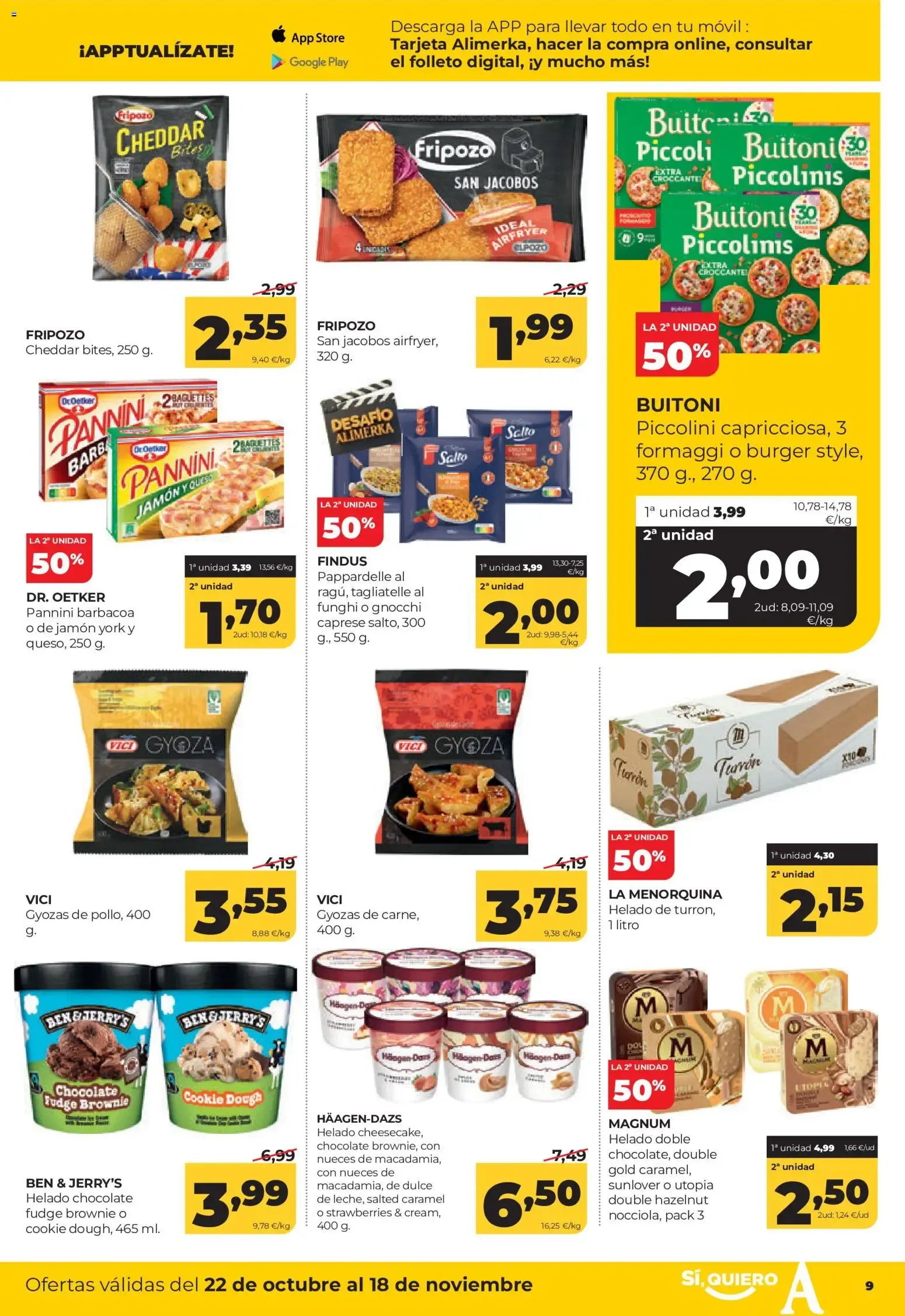 Catálogo de Alimerka folleto >> 22/10 - 18/11/2026 (catálogo) 22 de octubre al 18 de noviembre 2026 - Página 9