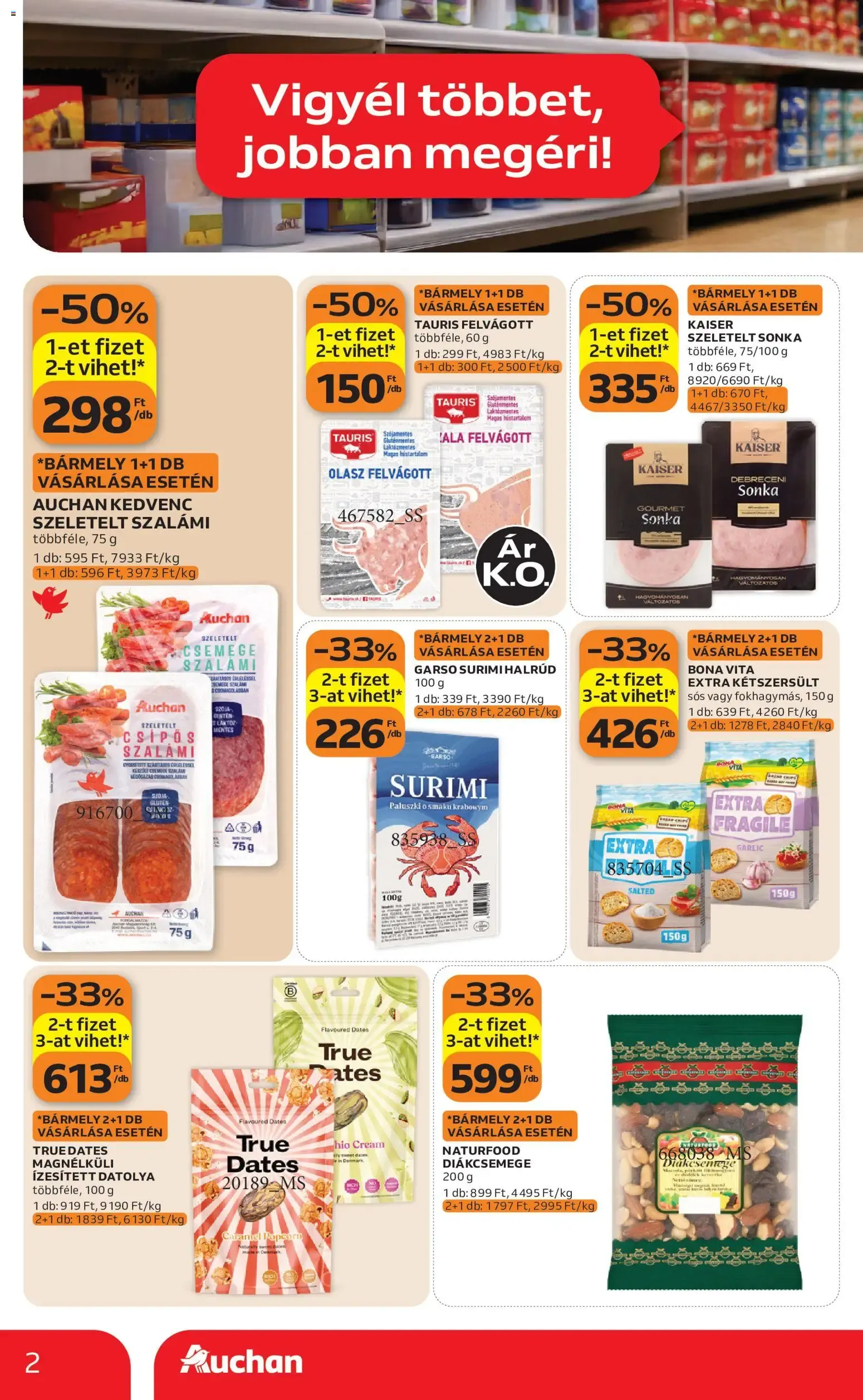 Katalógus Auchan hipermarket: Vigyél többet, jobban megéri! augusztus 6.-tól augusztus 19.-ig 2026. - Oldal 2