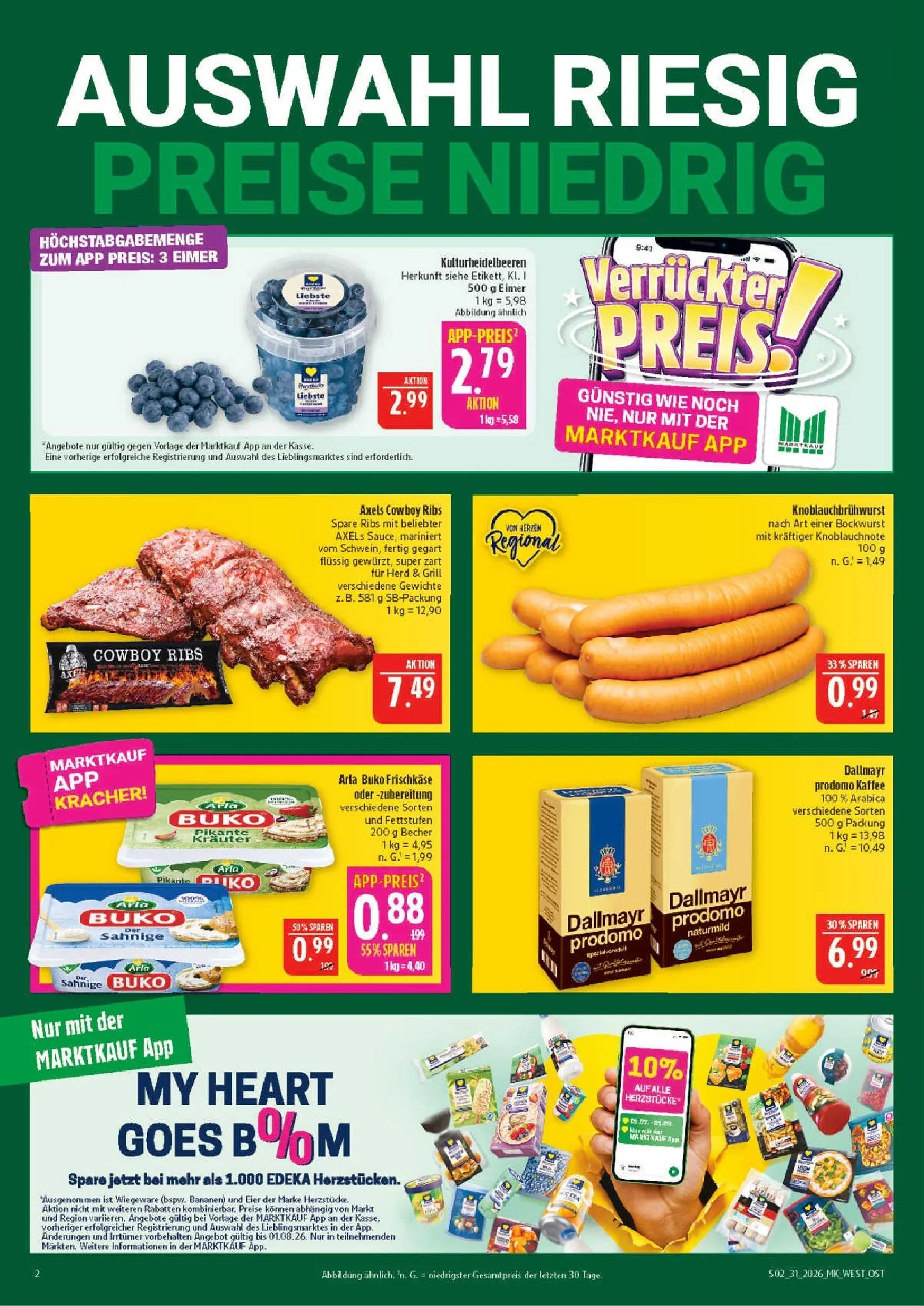 Marktkauf Prospekt nächste Woche – von Montag 27.07.2026 bis Samstag 01.08.2026 von 27. Juli bis 1. August 2026 - Prospekt seite 2