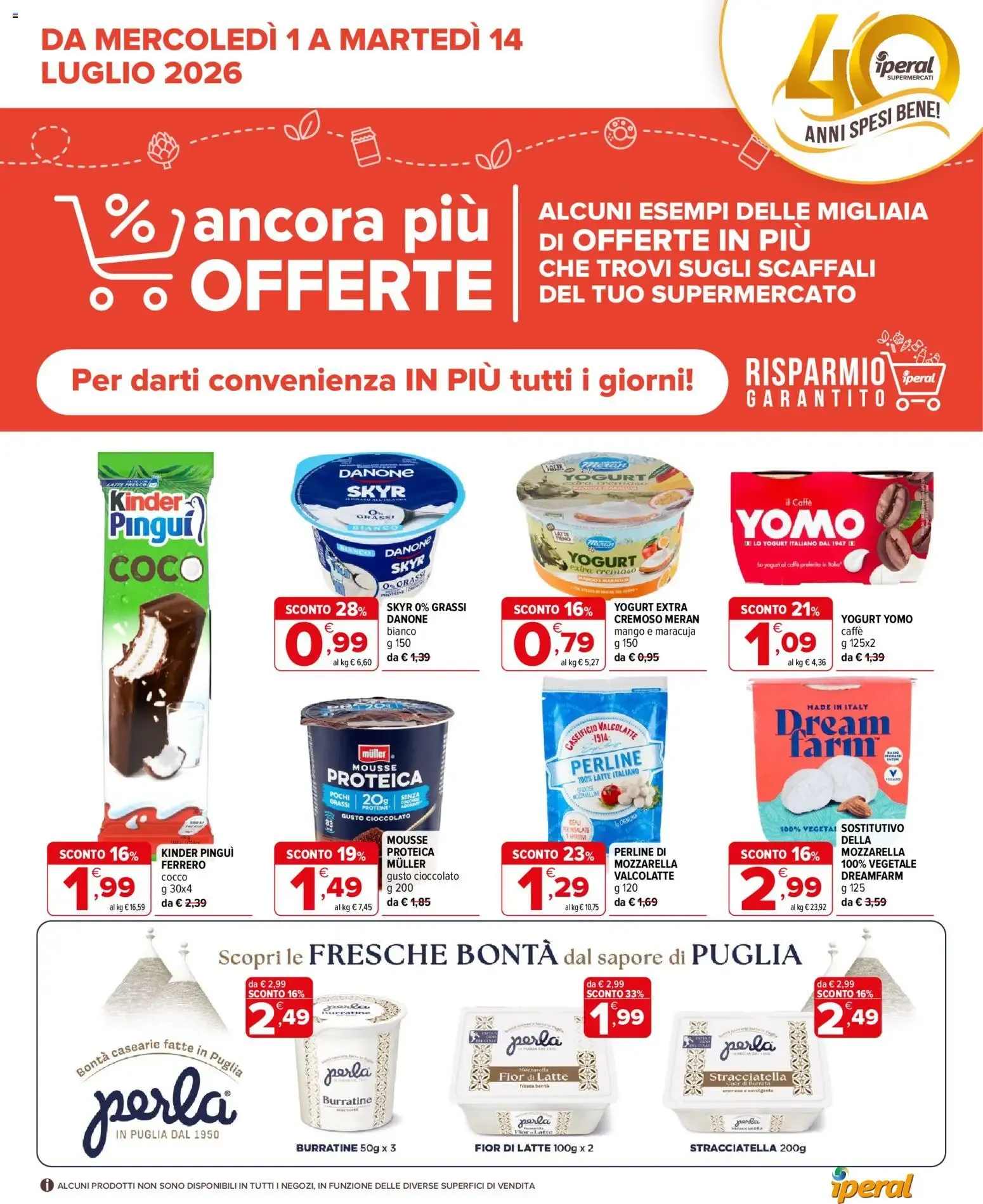 Nuovo Iperal volantino Ancora Più Offerte dal 01/07/2026 > offerte anteprima 🛍️ da 1 luglio a 14 luglio di 2026 - Pagina del volantino 1