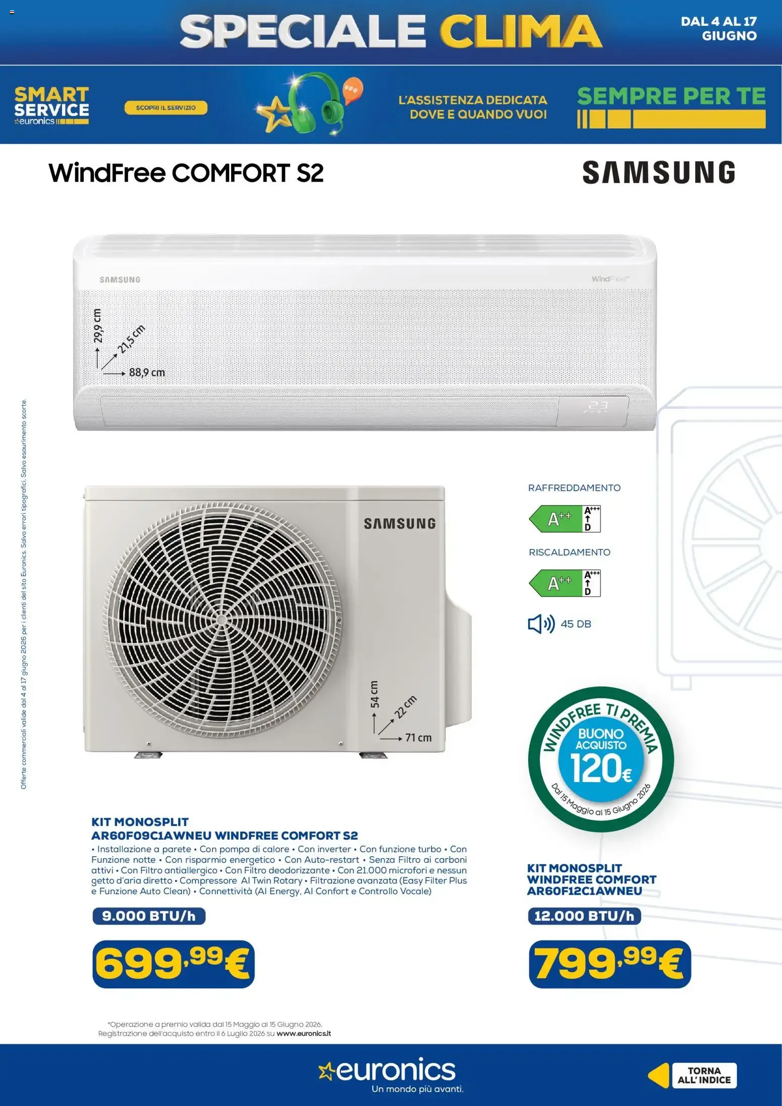 Speciale Clima Euronics: rinfresca casa con efficienza e stile da 4 giugno a 17 giugno di 2026 - Pagina del volantino 7