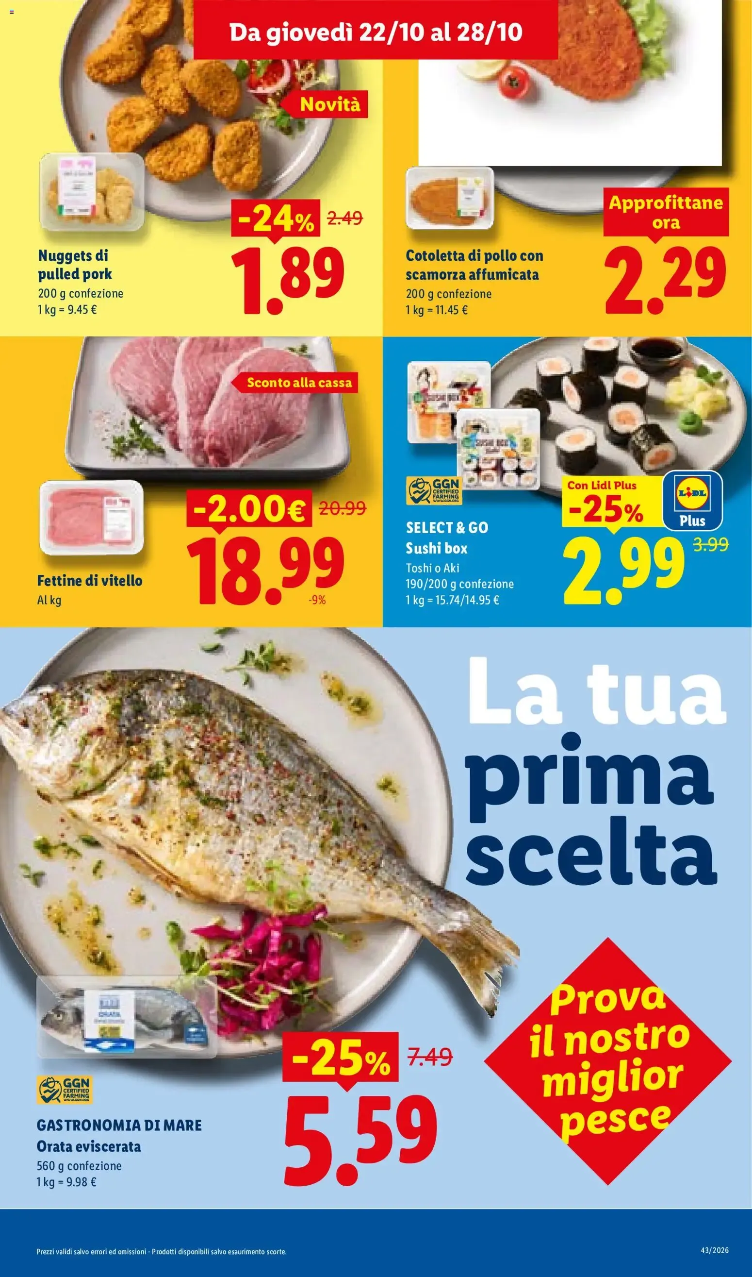 Lidl: Piccoli Prezzi, Grande Qualità da 22 ottobre a 28 ottobre di 2026 - Pagina del volantino 9