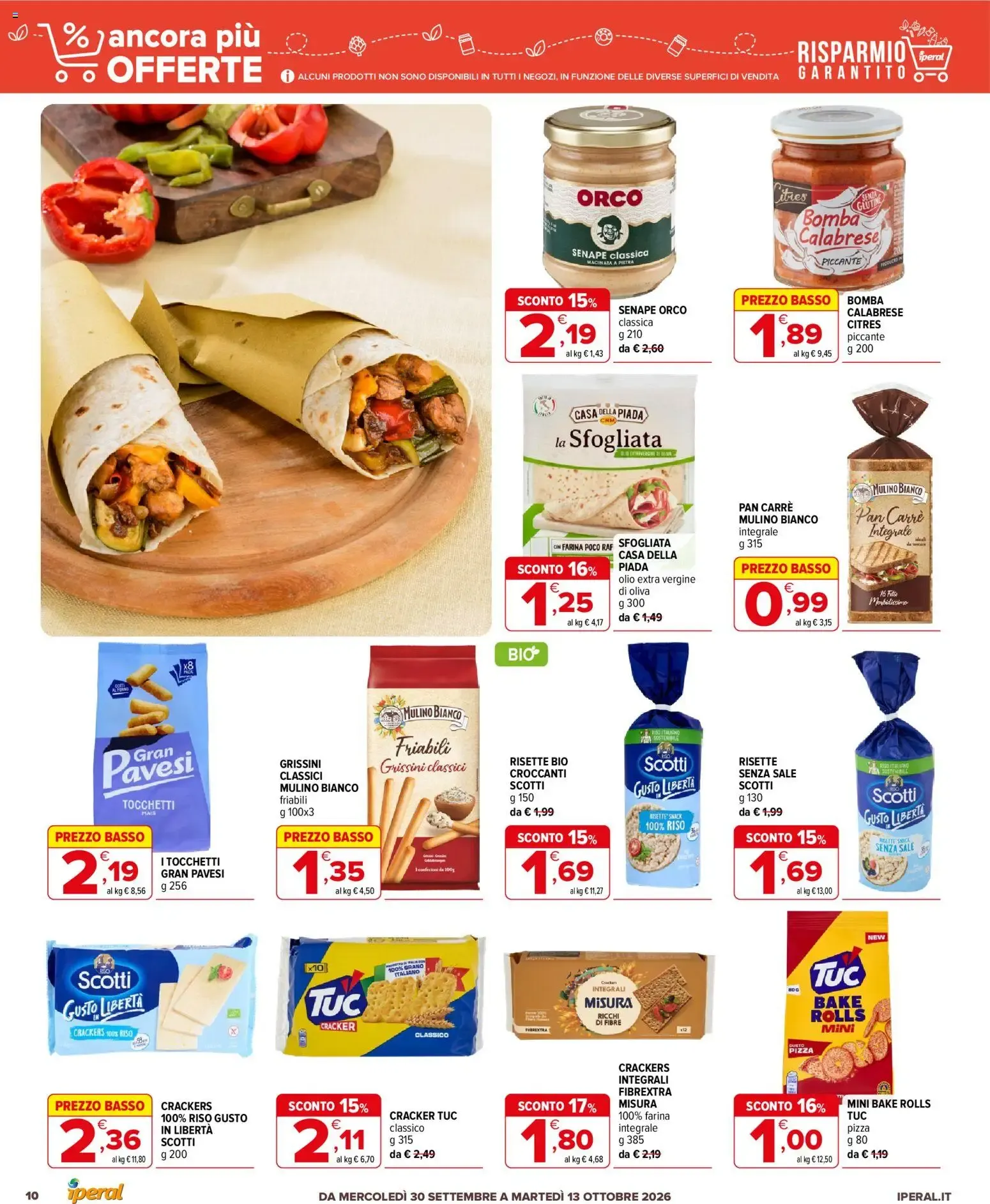 Nuovo Iperal volantino Ancora Più Offerte dal 30/09/2026 > offerte anteprima 🛍️ da 30 settembre a 13 ottobre di 2026 - Pagina del volantino 10