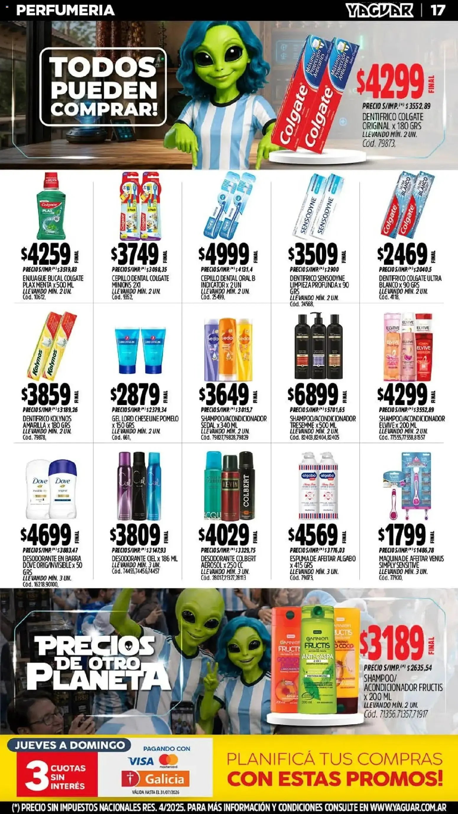 Ofertas de Yaguar - Oferta Semanal Santa Fé del 13/07/2026 - 19/07/2026 13 de julio al 19 de julio 2026 - Página 17 del catálogo