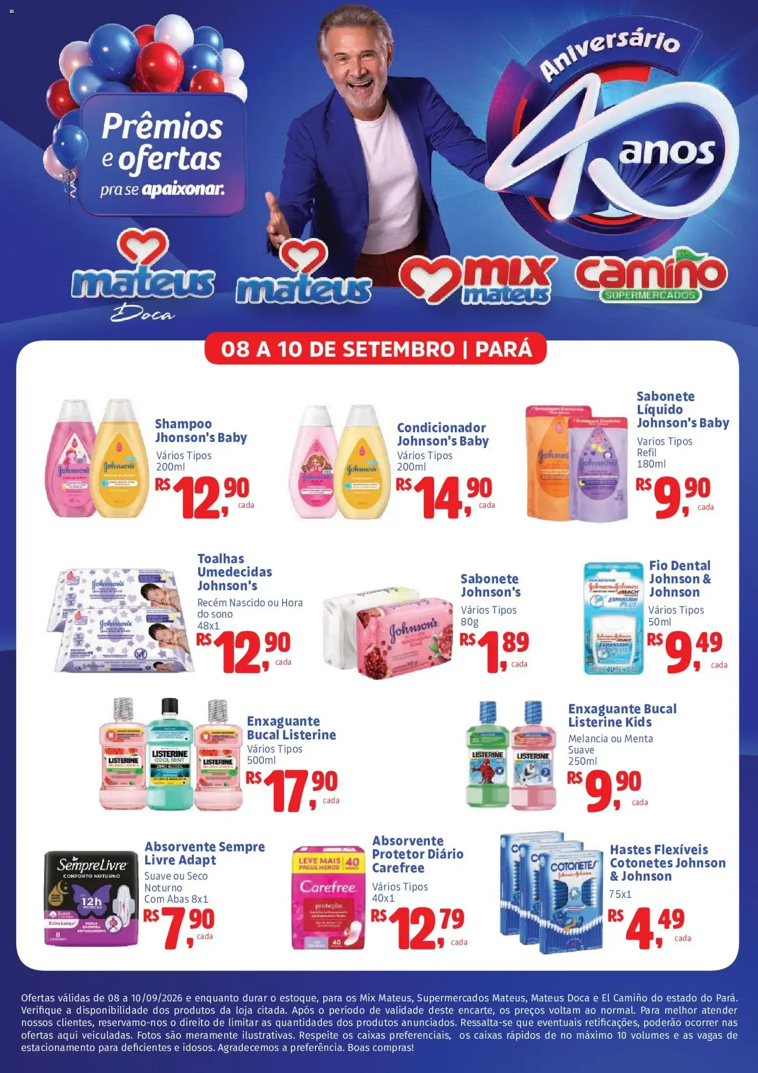 Encarte de Mateus ofertas Johnson de 08/09/2026 | Promoções Online 8 de setembro até 10 de setembro 2026 - Pagina 1