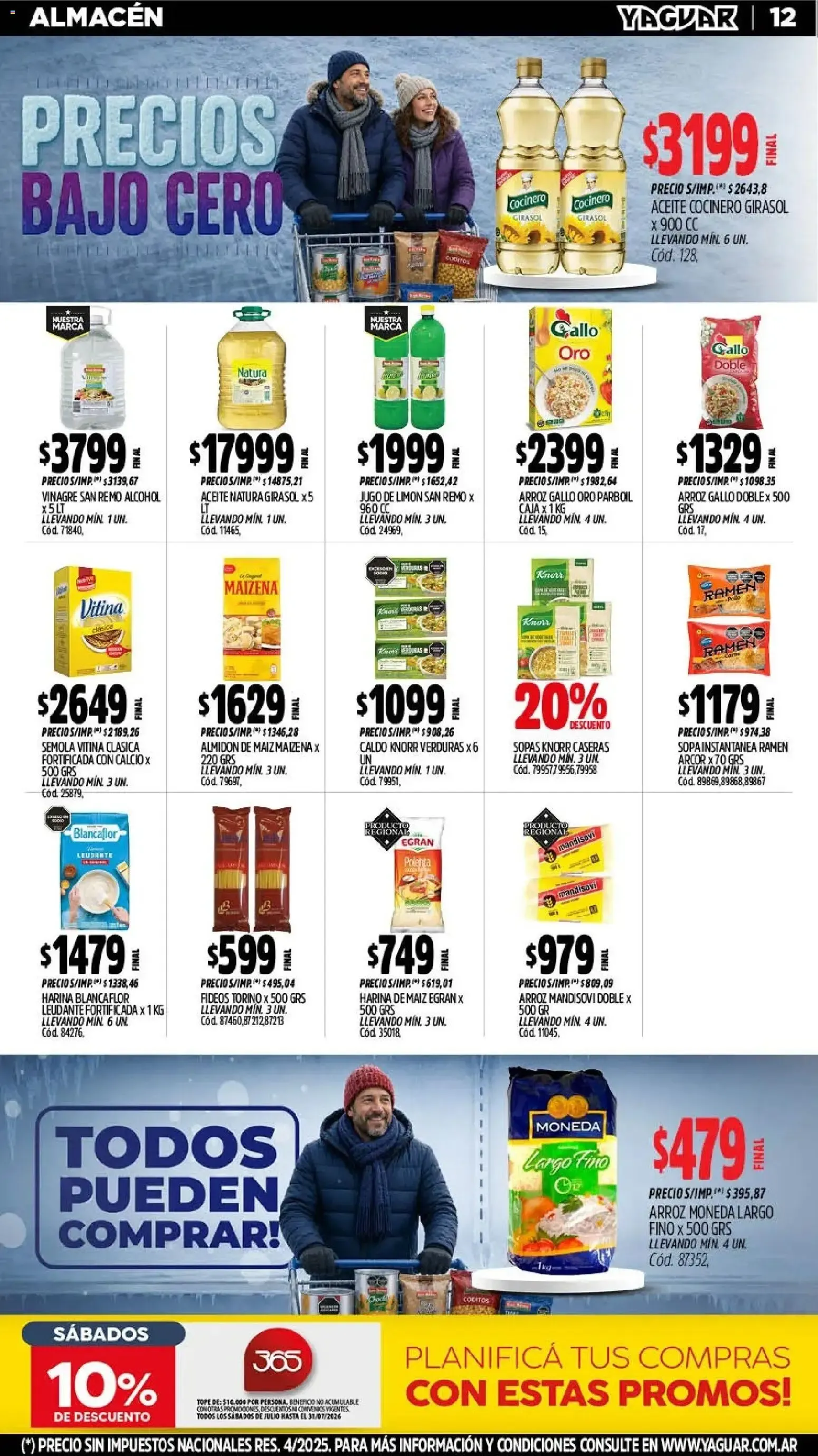 Ofertas de Yaguar - Oferta Semanal Córdoba del 20/07/2026 - 26/07/2026 20 de julio al 26 de julio 2026 - Página 12 del catálogo