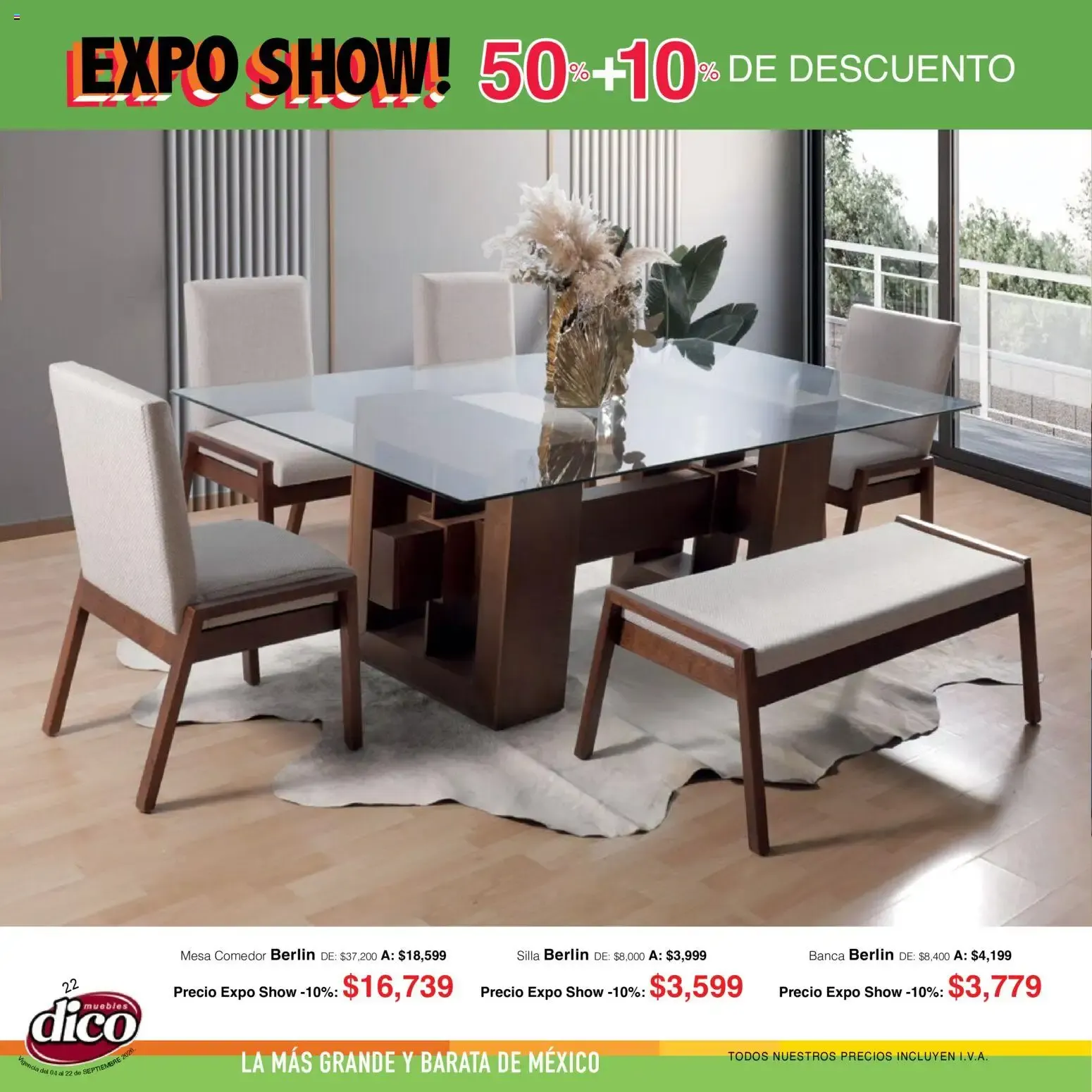 Catálogo de Muebles Dico catálogo Expo Show (04/09/2026 - 22/09/2026) - catálogo en línea 4 de septiembre al 22 de septiembre 2026 - Pagina 22