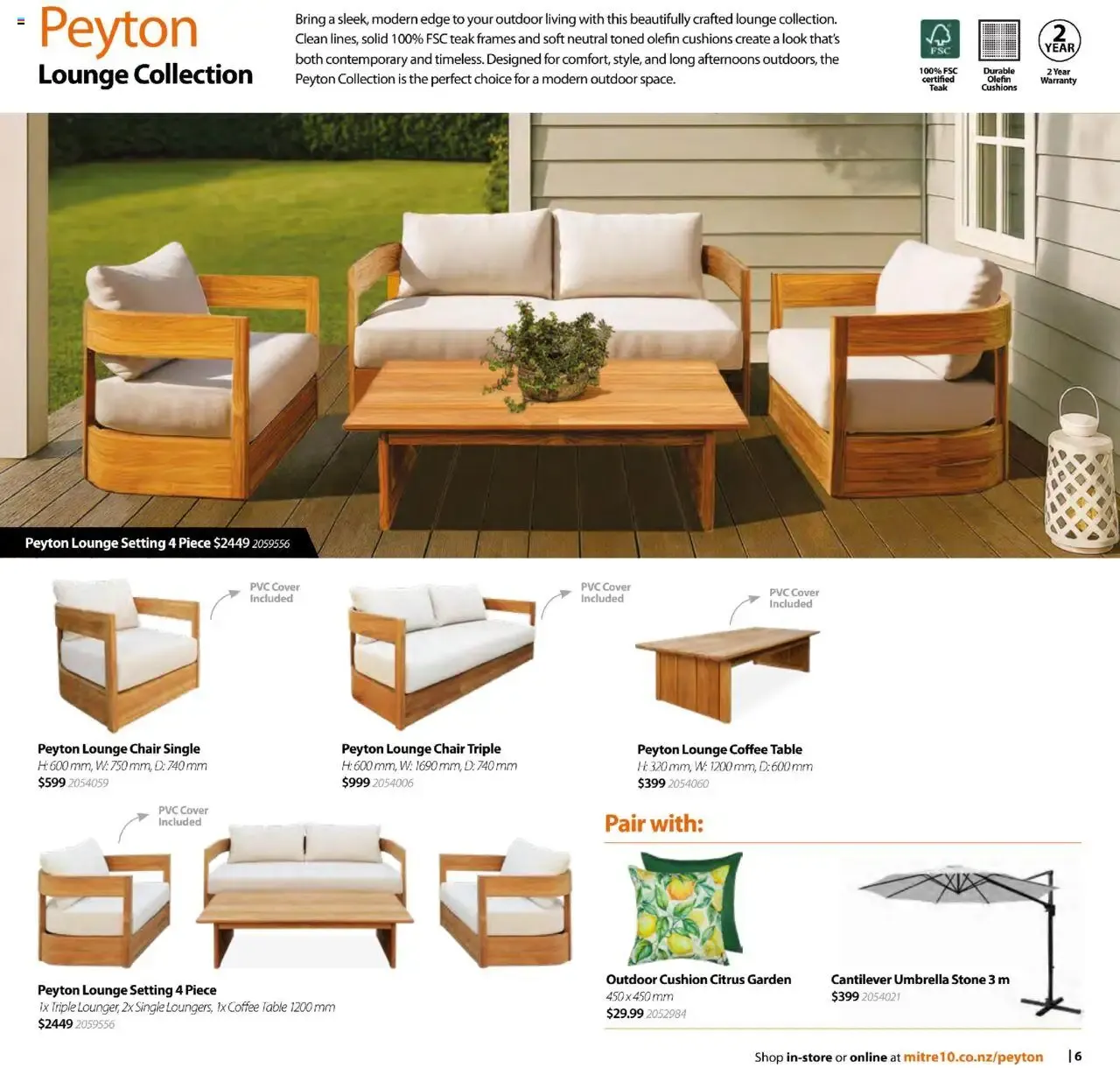 Mitre 10 Outdoor Living 2025 - 2026 Collection from 16 October to 31 December 2026 - Catalogue Page 9