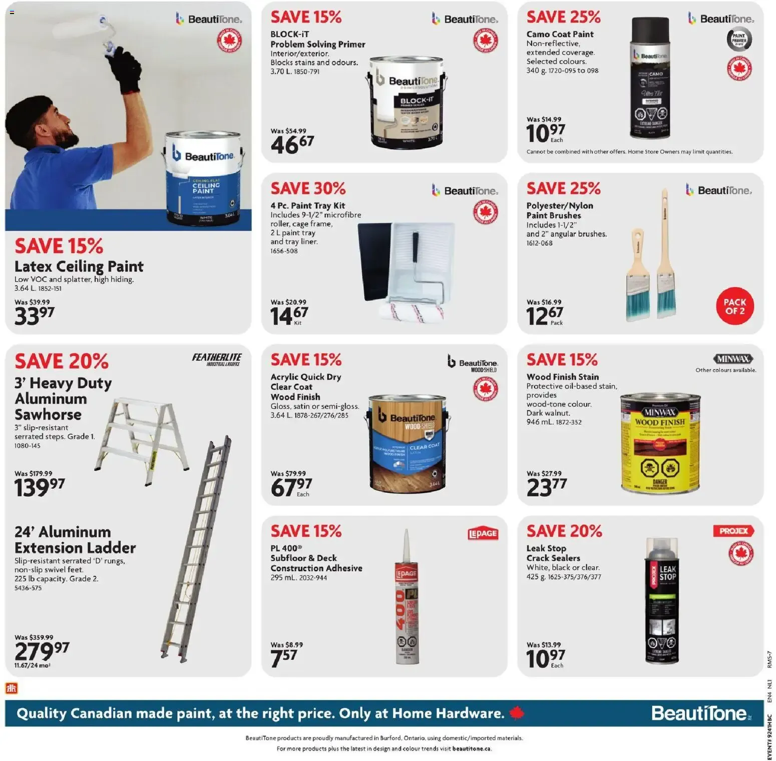Home Hardware weekly flyer / circulaire from Oct 8, 2026 > weekly specials & deals from October 8 to October 21 2026 - flyer page 6