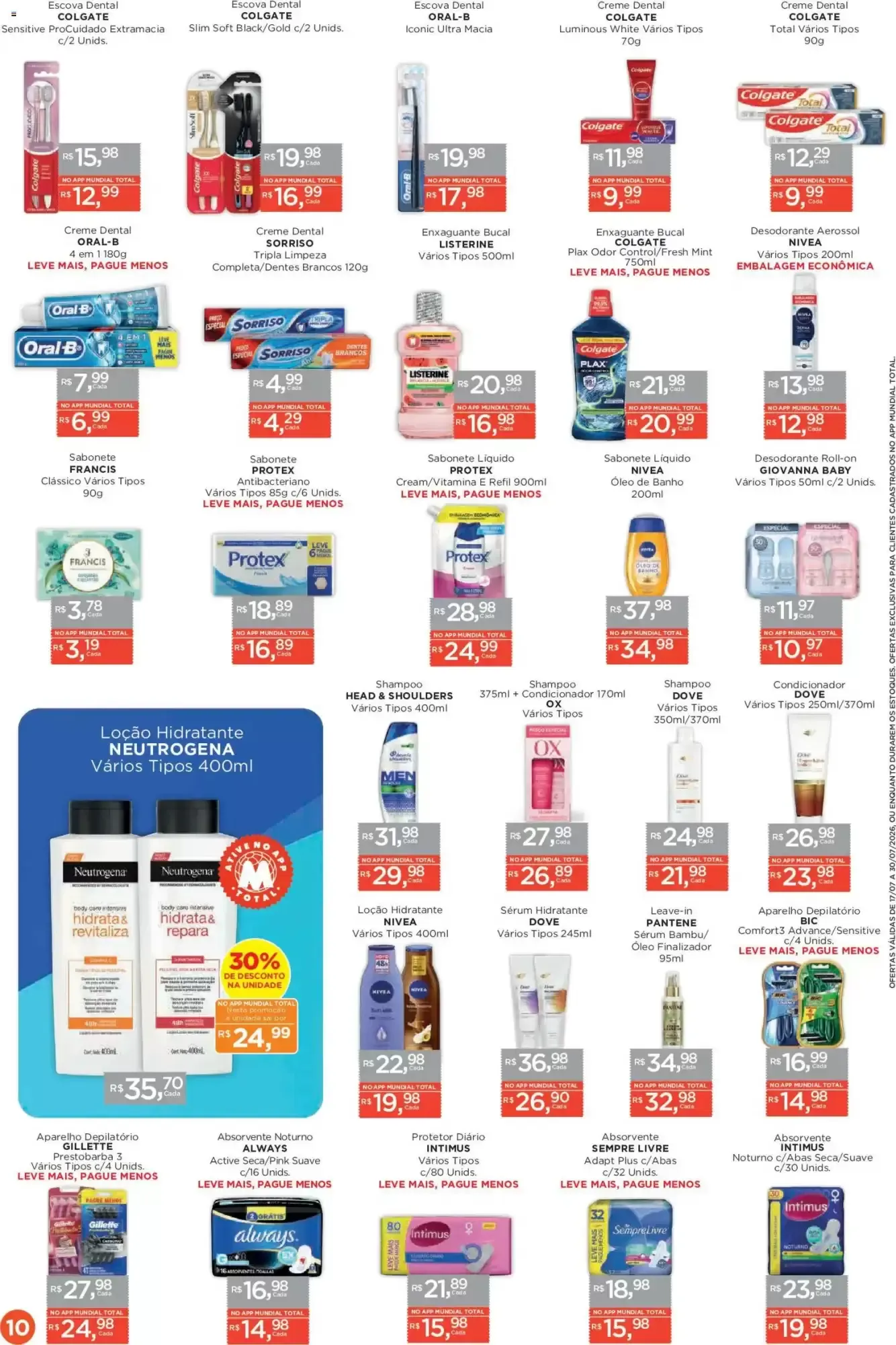 Encarte de Encarte Supermercados Mundial 17 de julho até 30 de julho 2026 - Pagina 10