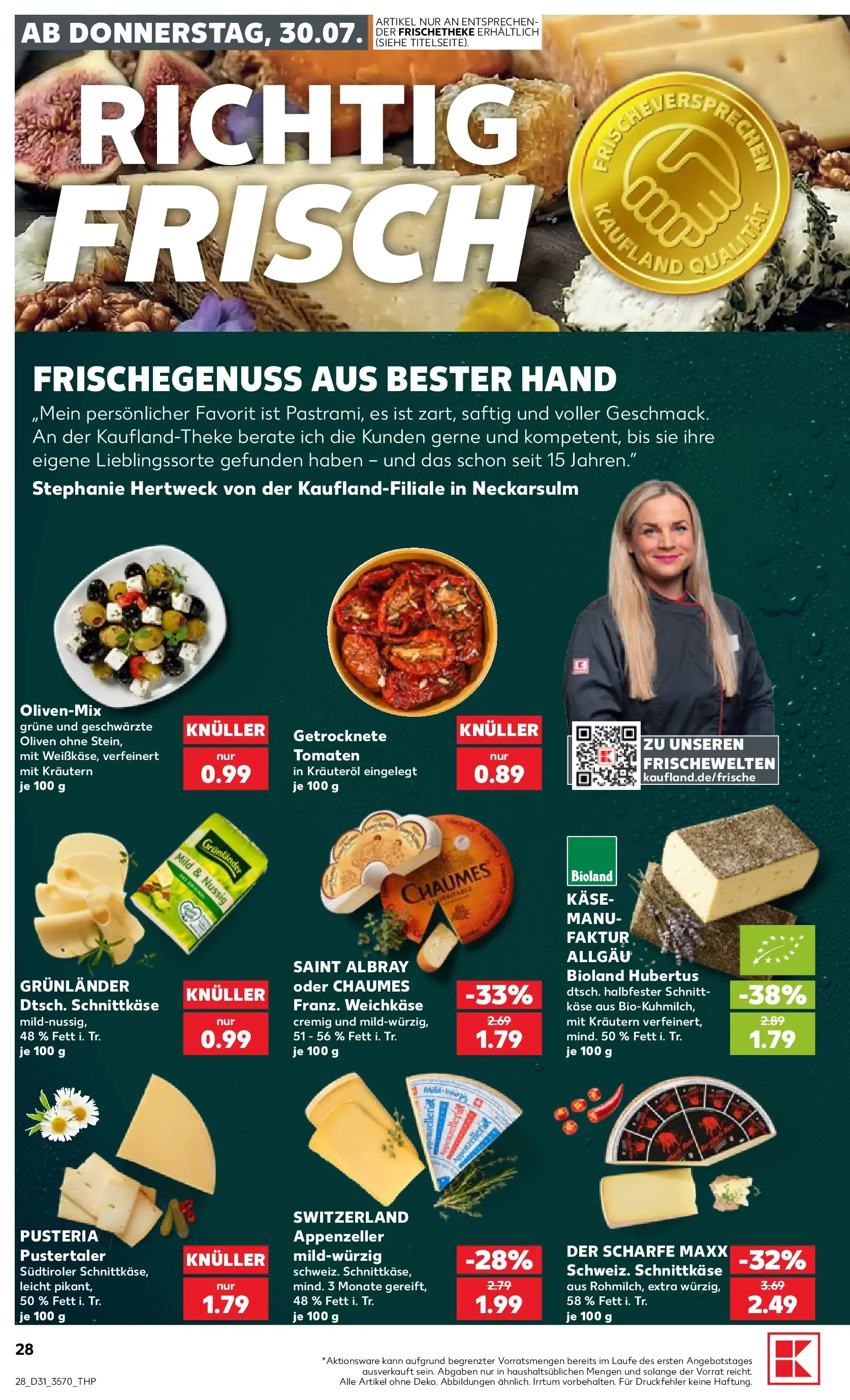Prospekt Kaufland ab 30.07.2026 » Angebote Online zum Blättern von 30. Juli bis 5. August 2026 - Prospekt seite 28