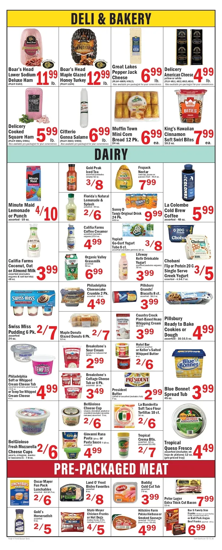 Weekly ad Food Bazaar Supermarket from October 15 to October 21 2026 - Page 4