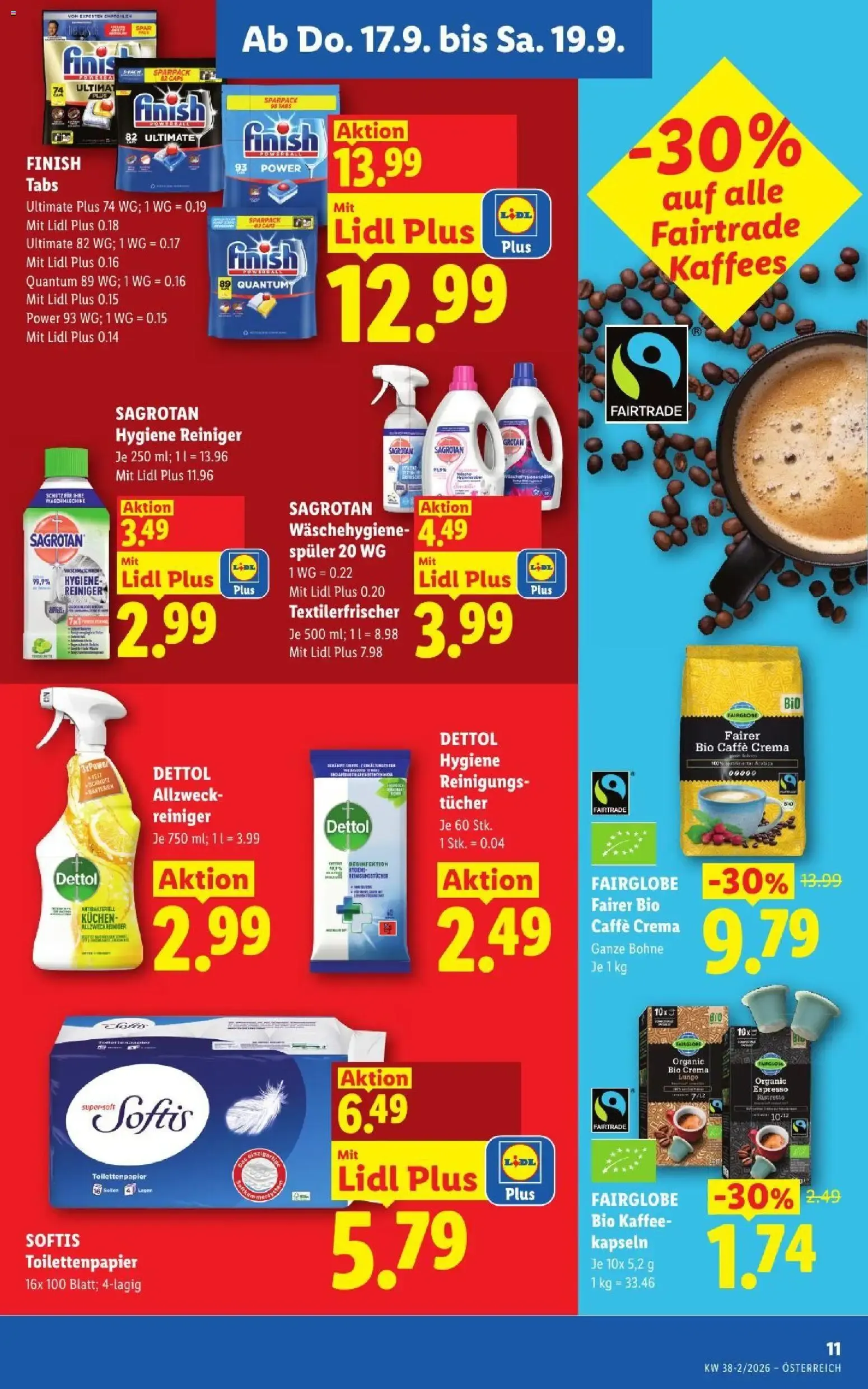 Lidl - Flugblatt ab 17.09.2026 - Angebote ab donnerstag von 17. September bis 19. September 2026 - Flugblätt seite  13