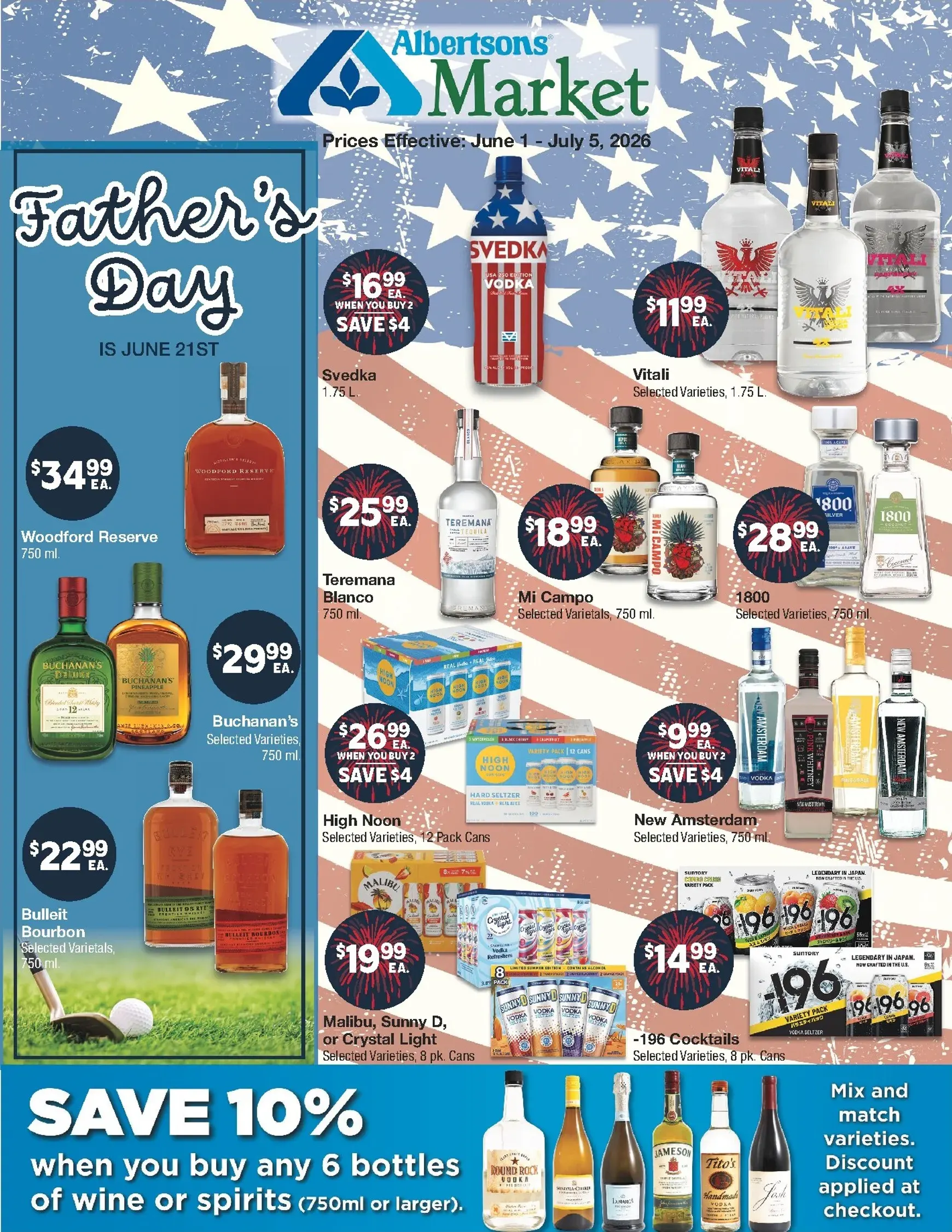 Weekly ad Albertsons Market - Cabs for Dads from June 1 to July 5 2026 - Page 2