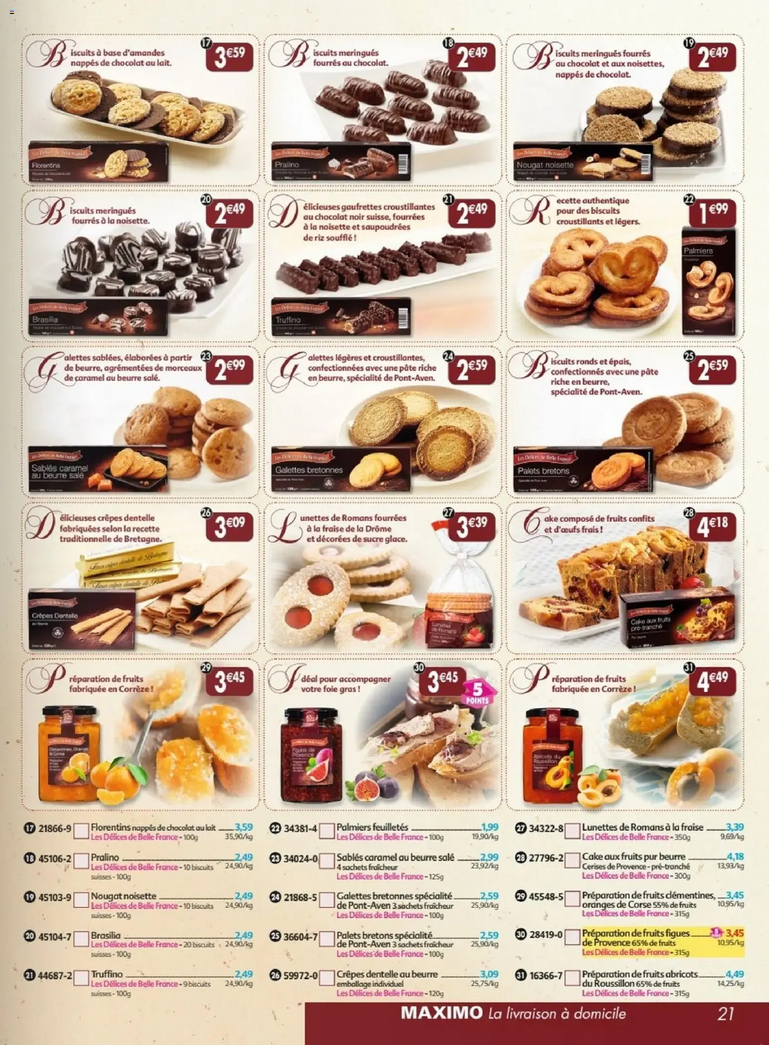 Maximo catalogue epicerie à partir du 26/10/2026 - promo en ligne du 26 octobre au 22 novembre 2026 - Catalogue page 18