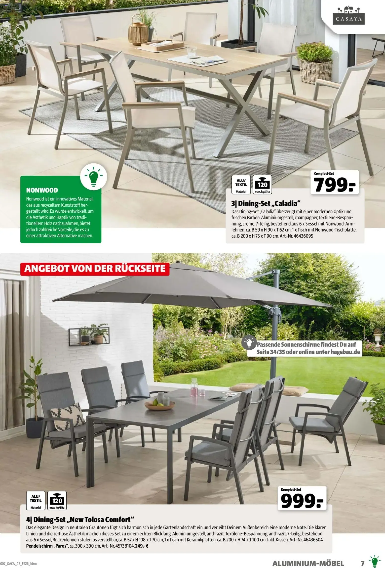 Hagebaumarkt Gartenmöbel & Camping von 2. März bis 31. Dezember 2026 - Prospekt seite 7