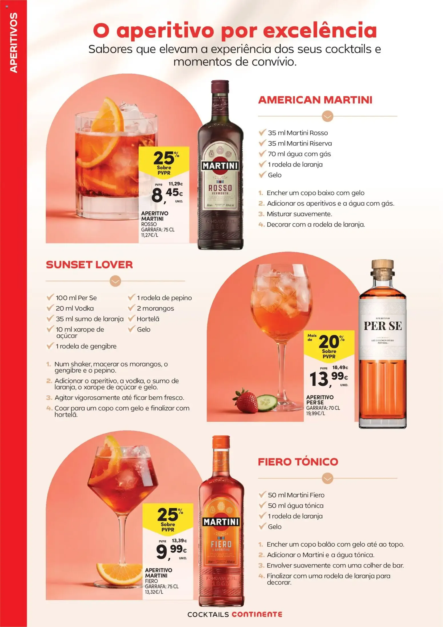 Folheto Continente - Cocktails » de 14/07/2026 - 09/08/2026 de 14 de julho até 9 de agosto 2026 - Pagina 6