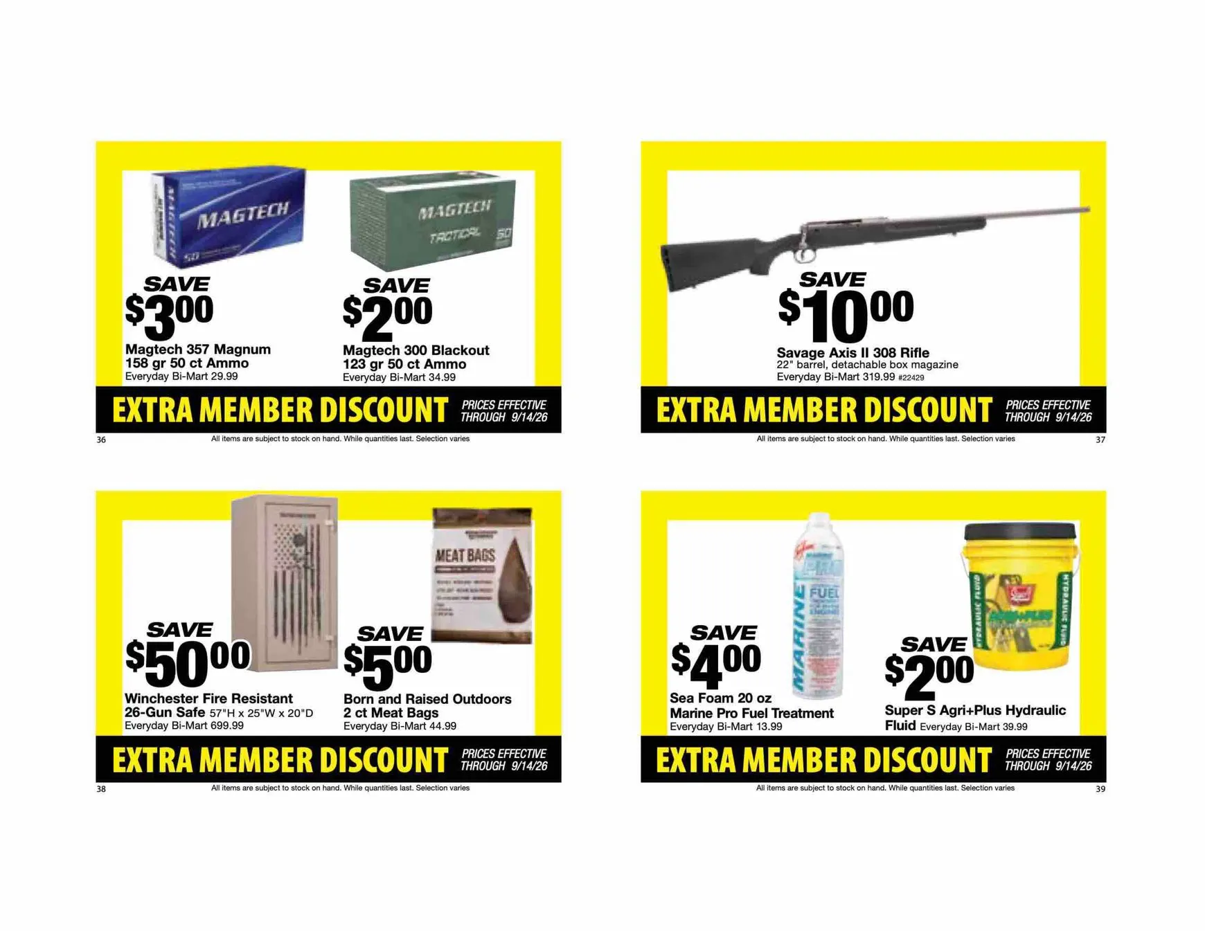 Weekly ad Current Bi-Mart - Extra member discount book leaflet valid from Tuesday 08/25/2026 to Monday 09/14/2026 from August 25 to September 14 2026 - Page 11