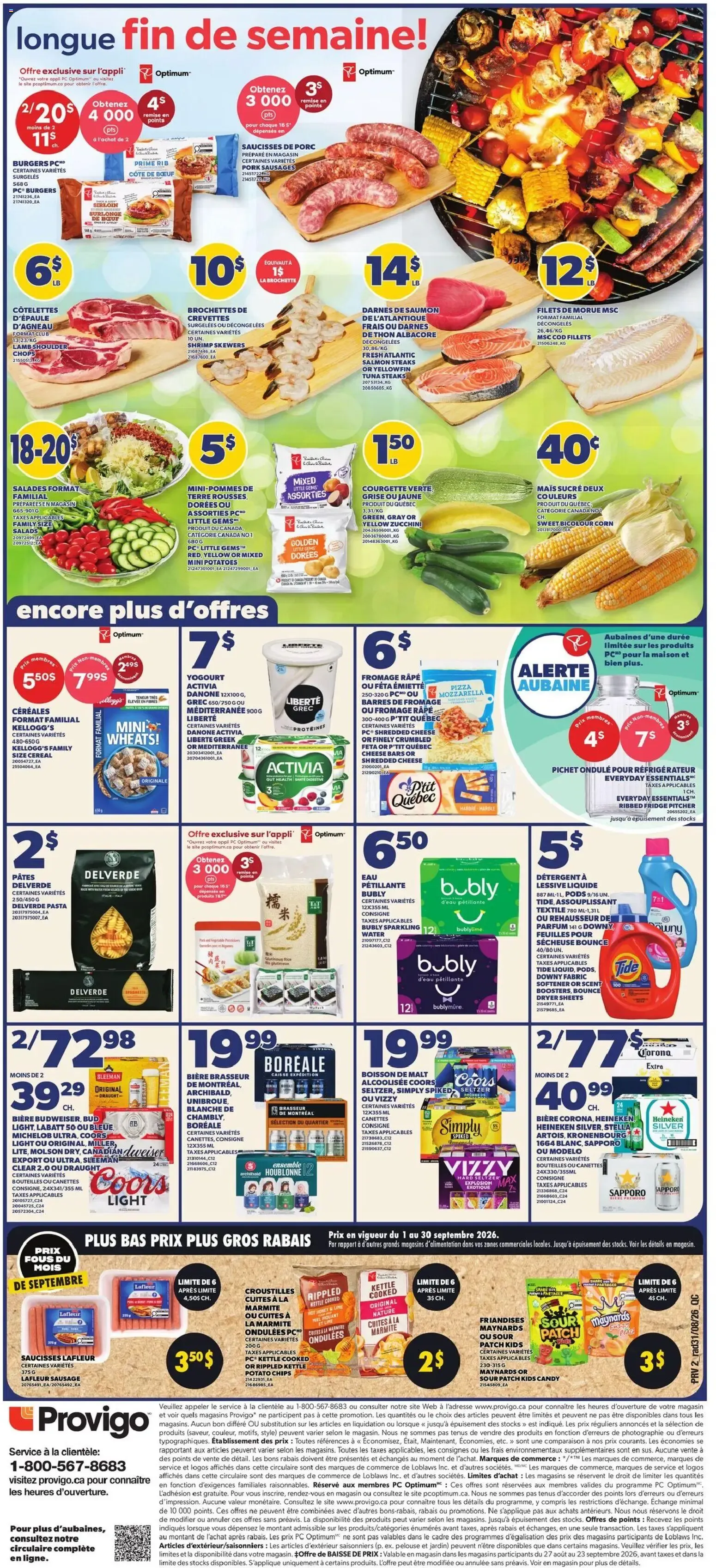 Provigo weekly flyer / circulaire from Sep 3, 2026 > weekly specials & deals from September 3 to September 9 2026 - flyer page 2