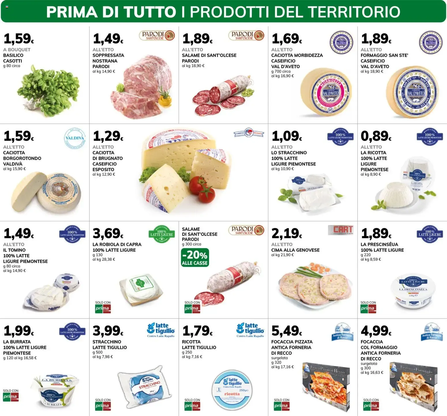 PRIMA DI TUTTO I PRODOTTI DEL TERRITORIO da 14 luglio a 27 luglio di 2026 - Pagina del volantino 2