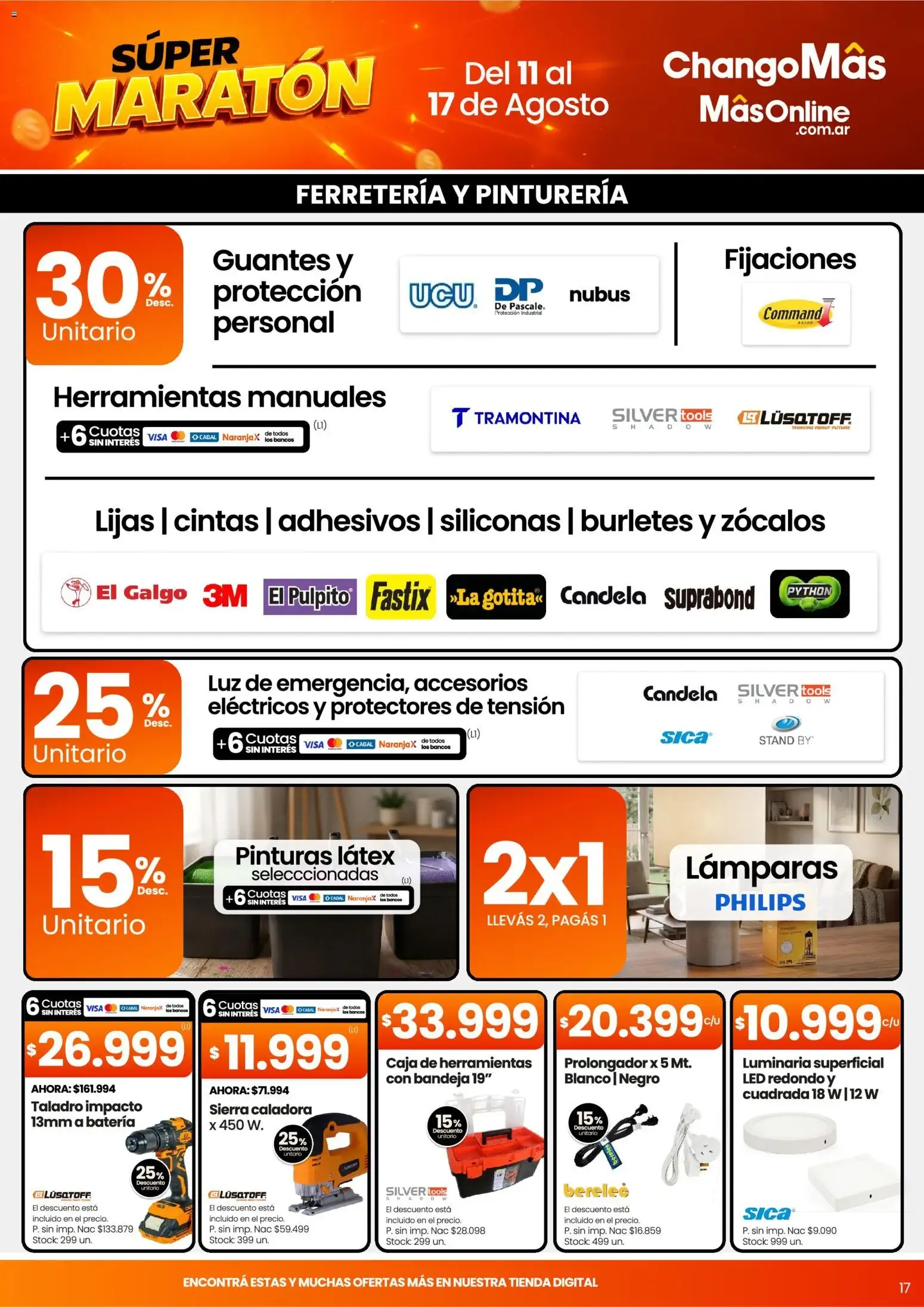 Ofertas de Súper Maratón Chango Más: Juguetería y ofertas 11 de agosto al 17 de agosto 2026 - Página 17 del catálogo