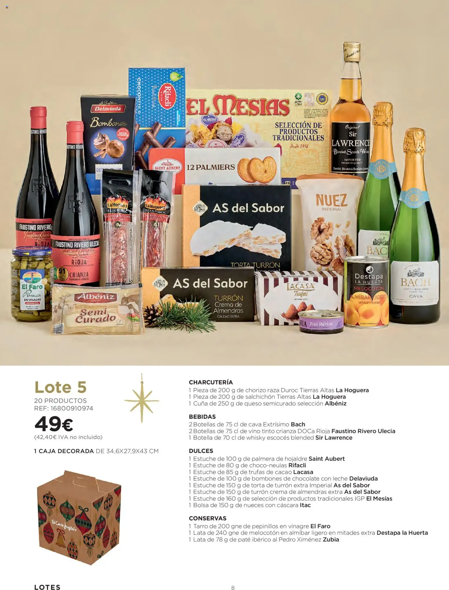 Catálogo de Hipercor - Cestas de Navidad Cataluňa del 08/10/2026 | folleto 8 de octubre al 5 de enero 2027 - Página 8