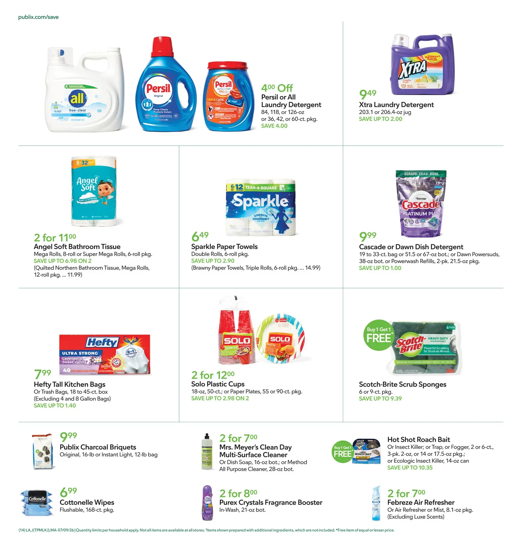 Weekly ad Snag the savings. Publix from July 9 to July 15 2026 - Page 14