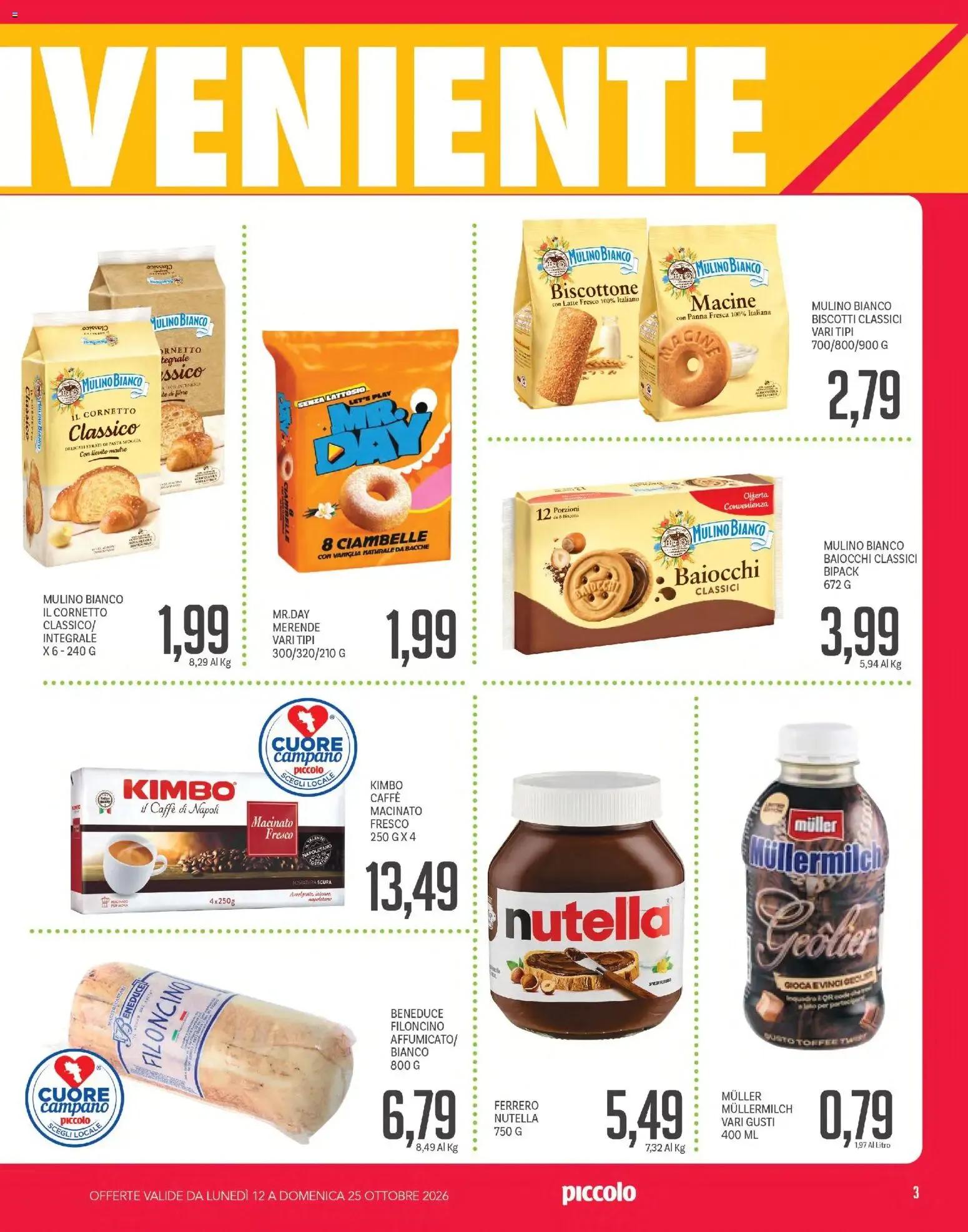Piccolo volantino dal 12/10/2026 - online Offerte da 12 ottobre a 25 ottobre di 2026 - Pagina del volantino 3