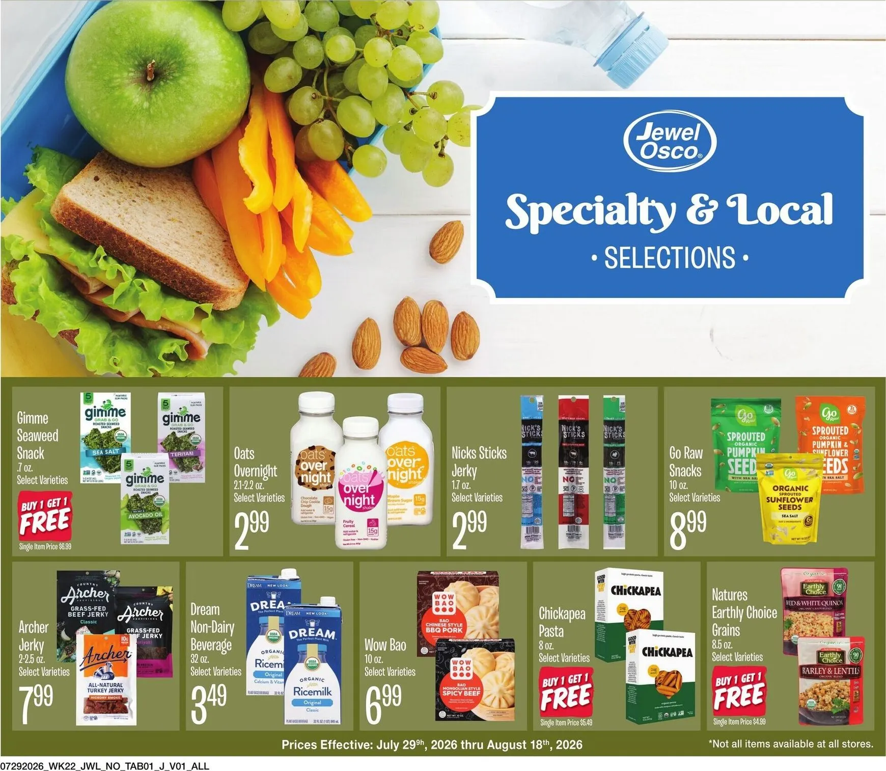Jewel Osco Specialty & Local Selections