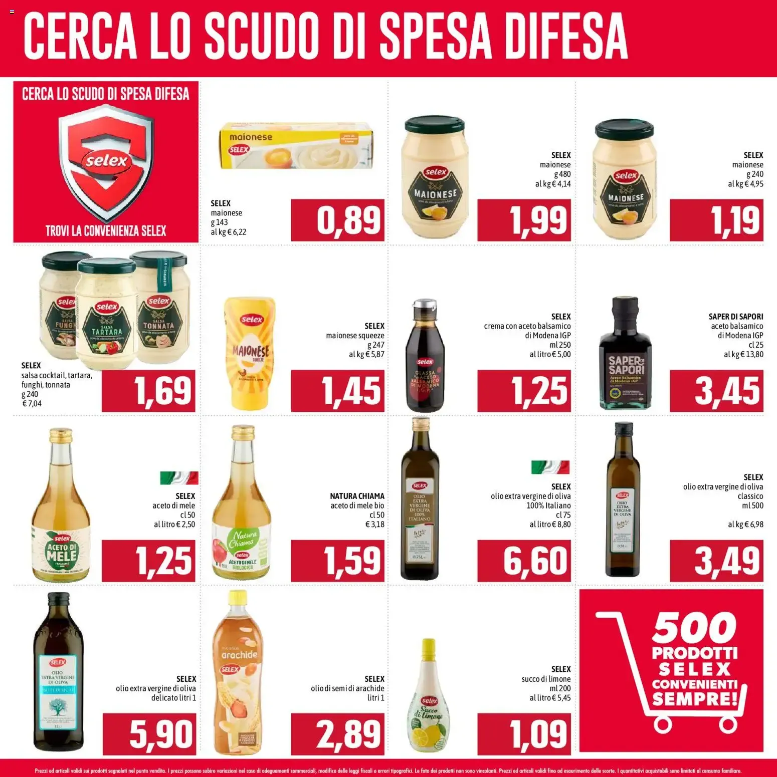 Emisfero Ipermercati: Cerca lo scudo di Spesa Difesa con prodotti Selex da 21 settembre a 31 gennaio di 2027 - Pagina del volantino 6