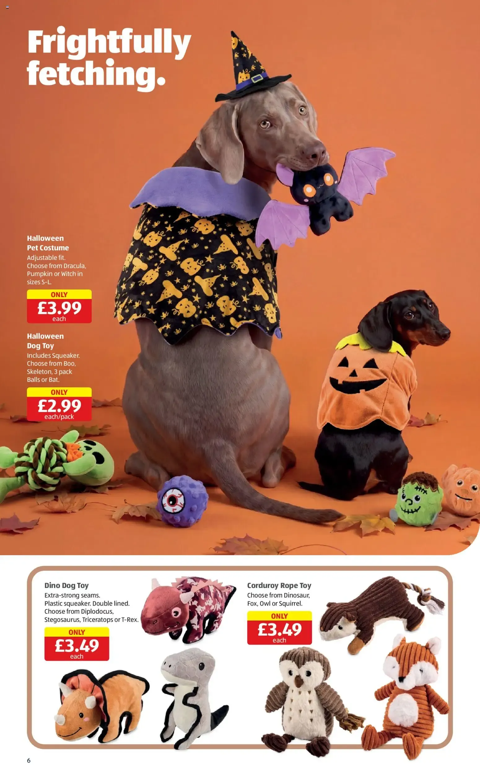 Aldi Specialbuys: Disfraces de Halloween para mascotas y ofertas from 10 September to 16 September 2026 - Catalogue Page 6